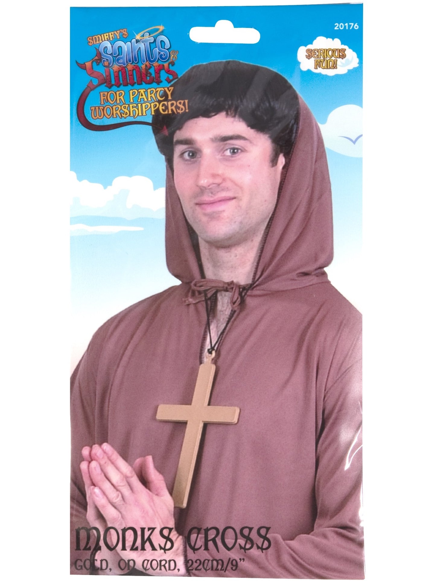 PVC Monks Cross, Gold Wholesale