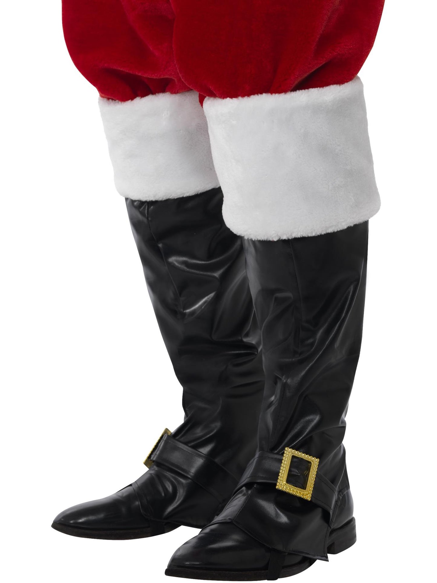 Santa Boot Covers, Black Wholesale