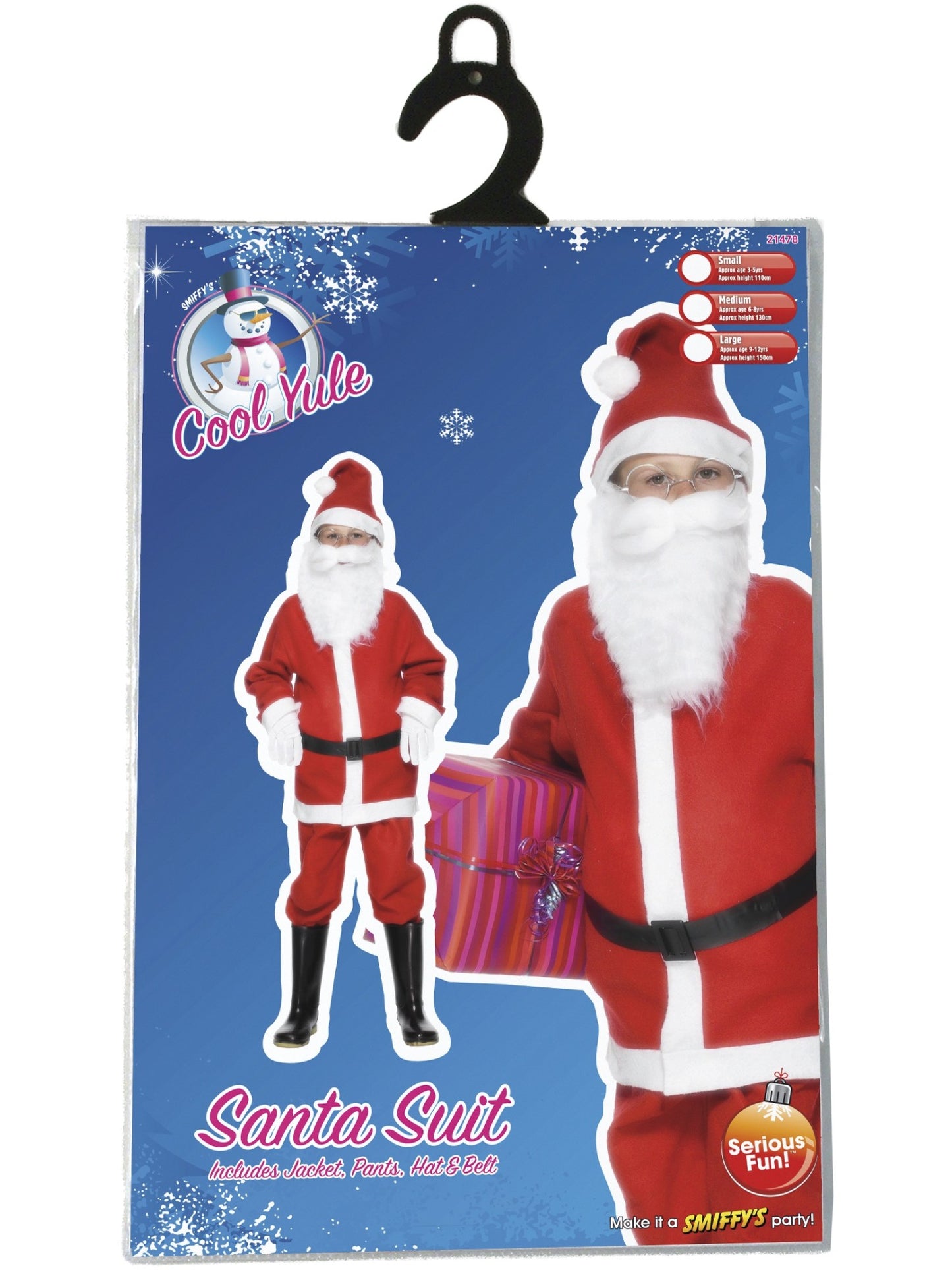 Santa Boy Costume, Red Wholesale