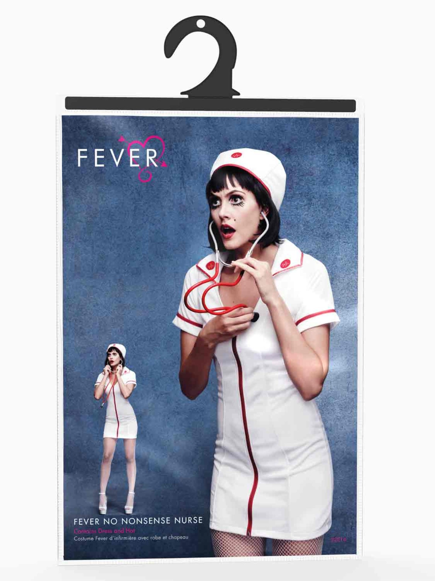 Fever Kollektion, Schwester Kostüm, mit Kleid und Haube