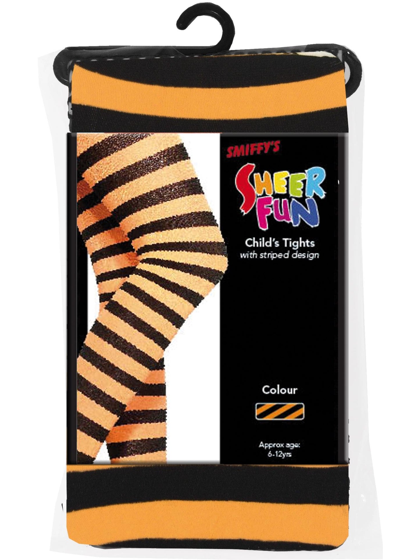 Tights, Orange & Black Wholesale