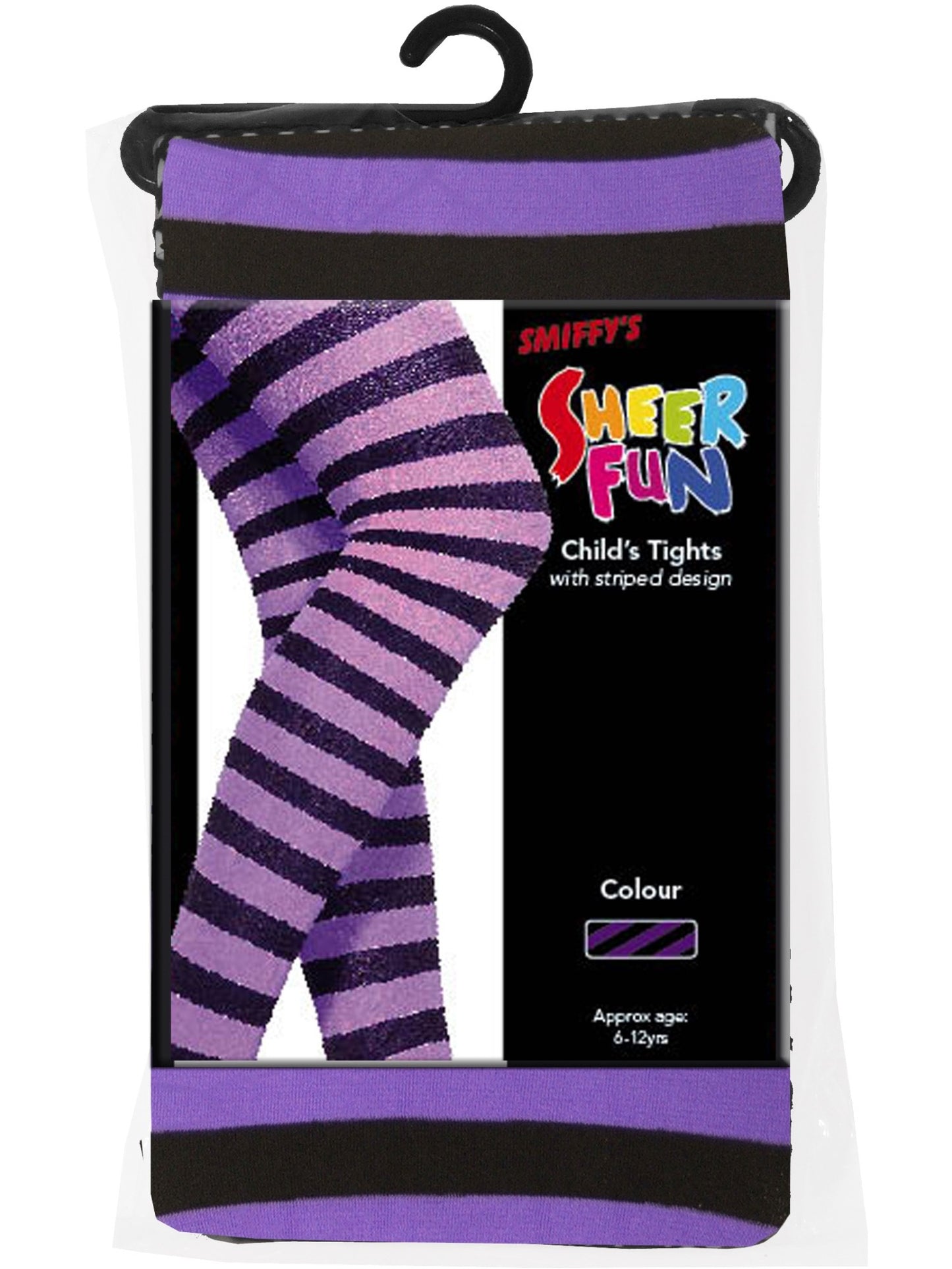 Tights, Purple & Black Wholesale