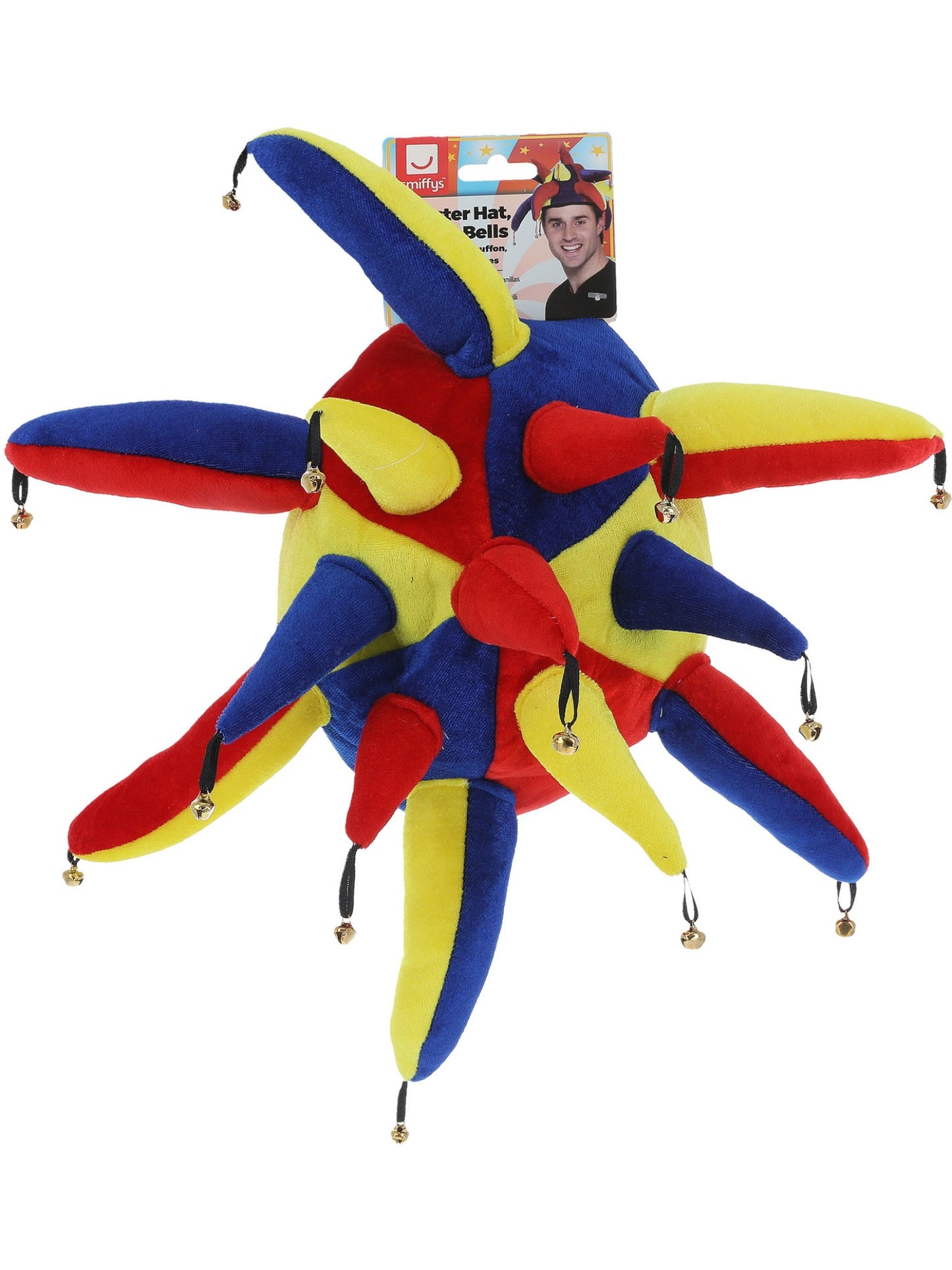 Bonnet de bouffon, avec clochettes