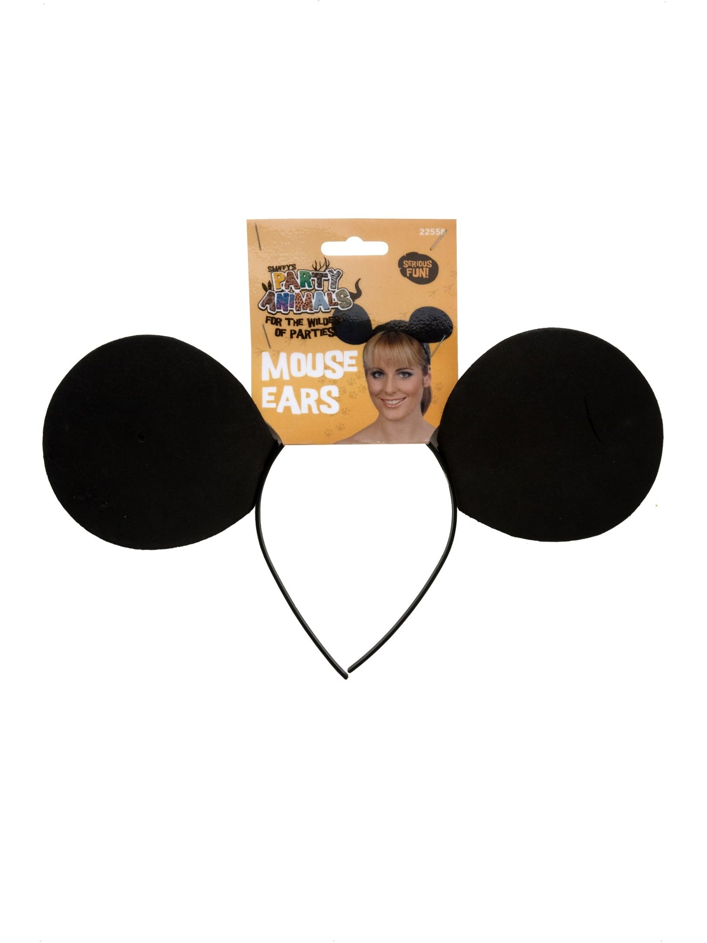 Mouse Ears on Headband, Black Wholesale