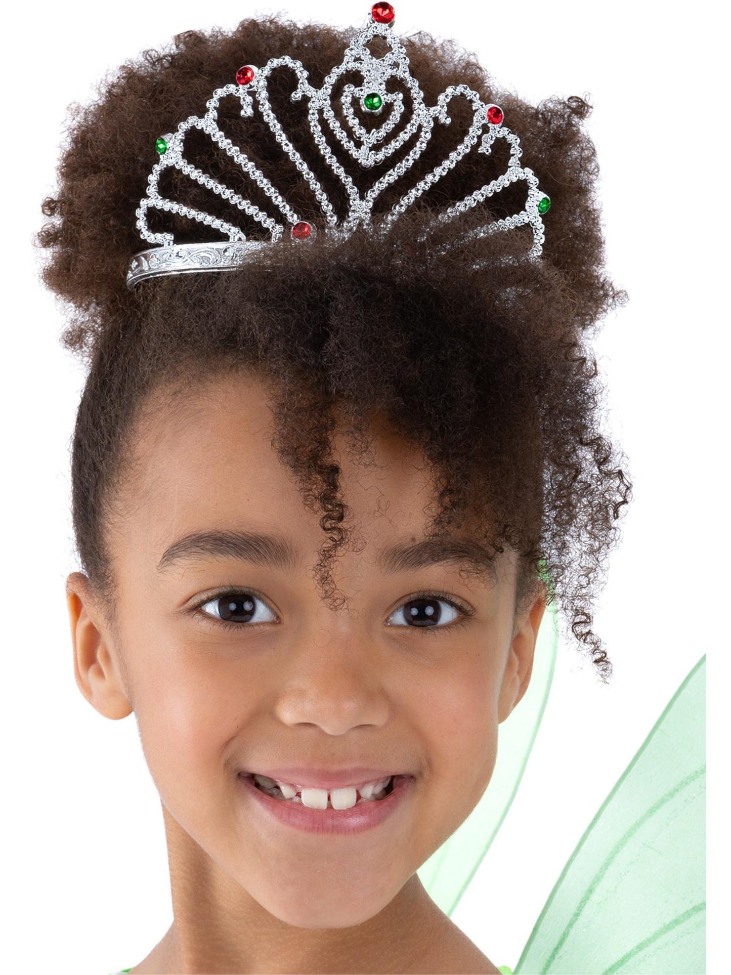 Fan Design Tiara, Silver Wholesale