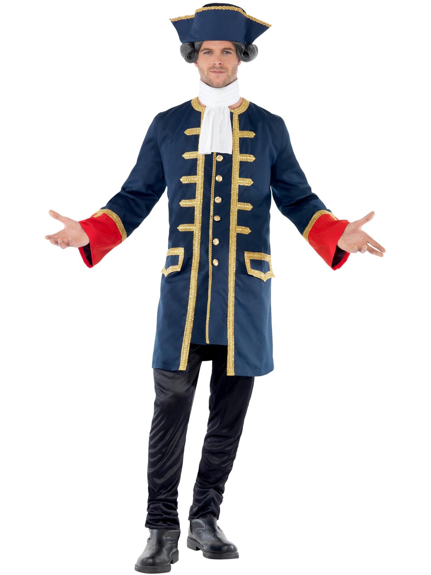 Pirate Commander Costume, Blue Wholesale