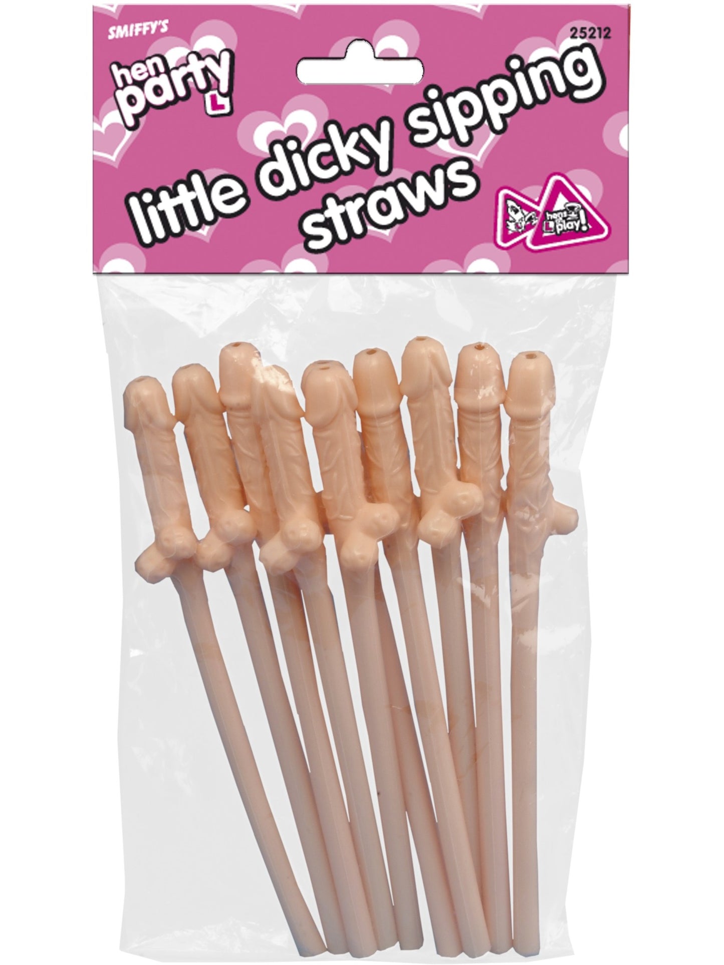 Dicky Sipping Reusable Straws, Pink Wholesale
