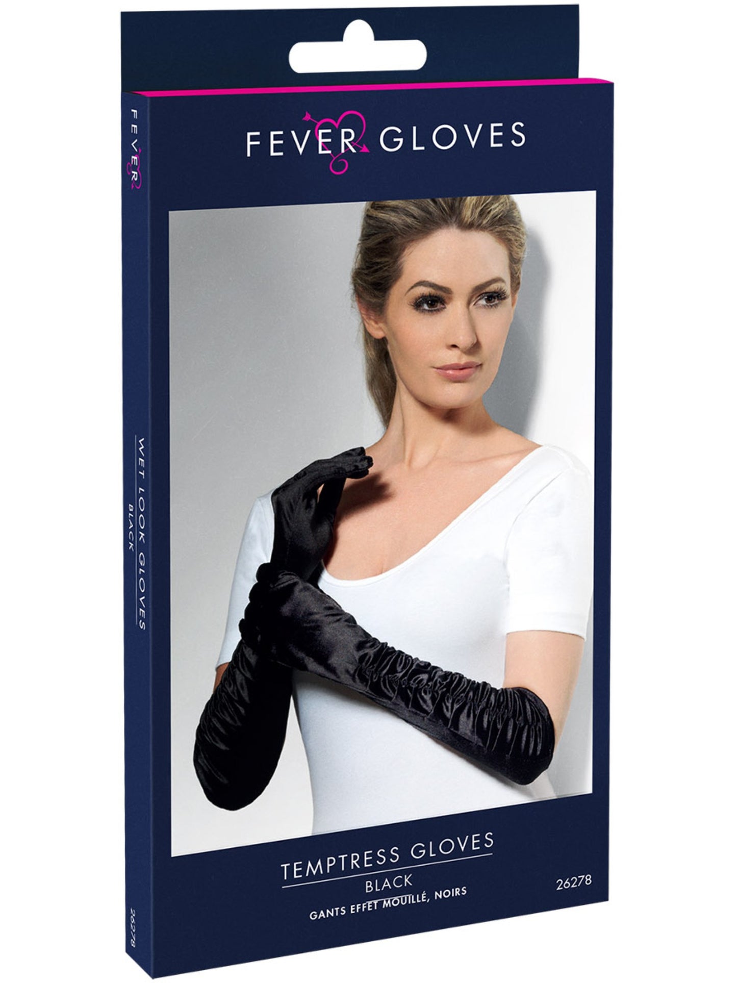 Temptress Gloves, Black Wholesale