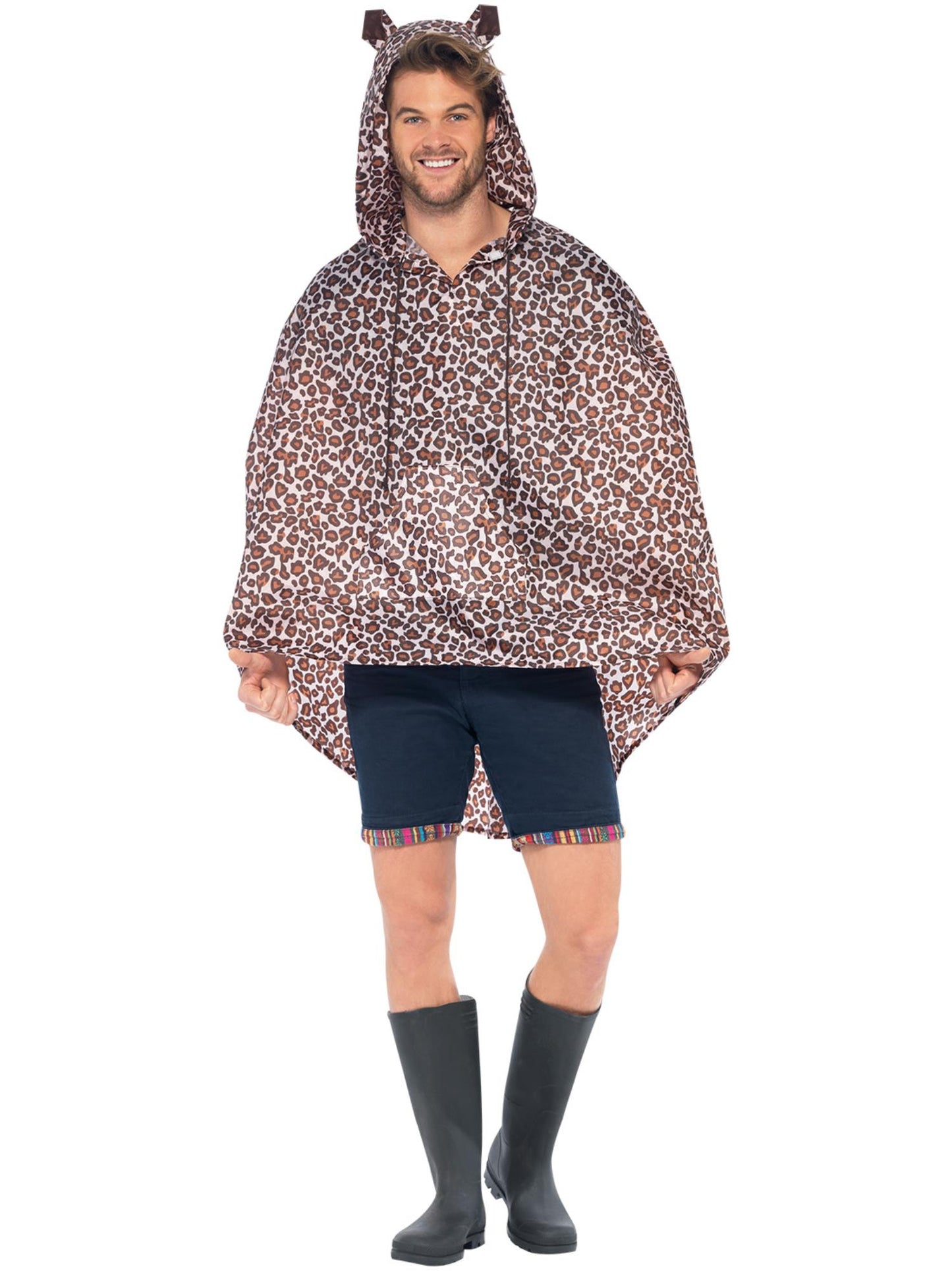 Party Poncho del Leopardo, con Bolsa con Asas