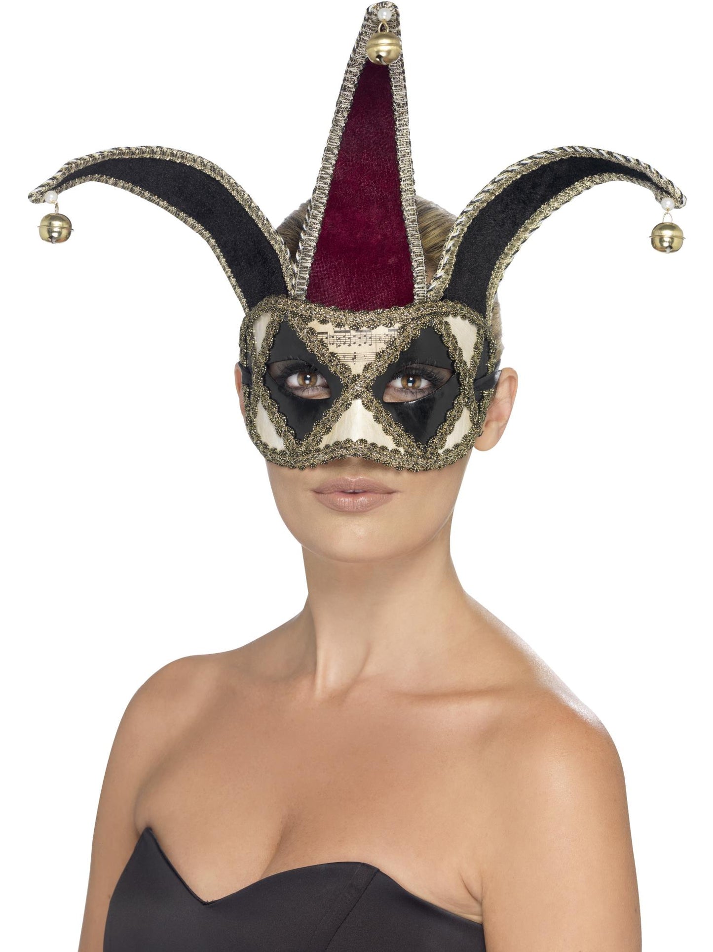 Augenmaske Venezianischer Gothic-Harlekin