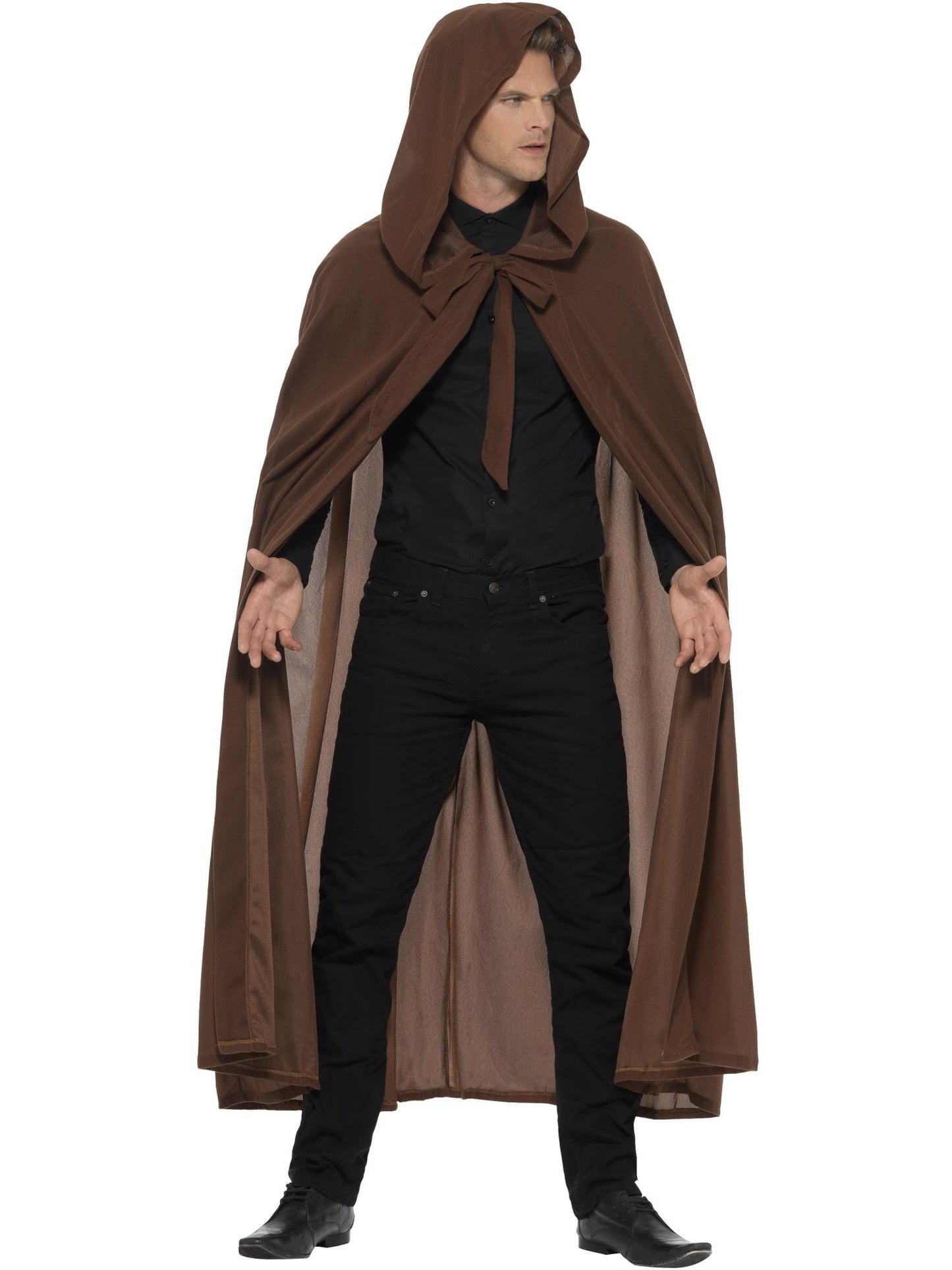 Gravekeeper Hooded Cloak, Brown Wholesale