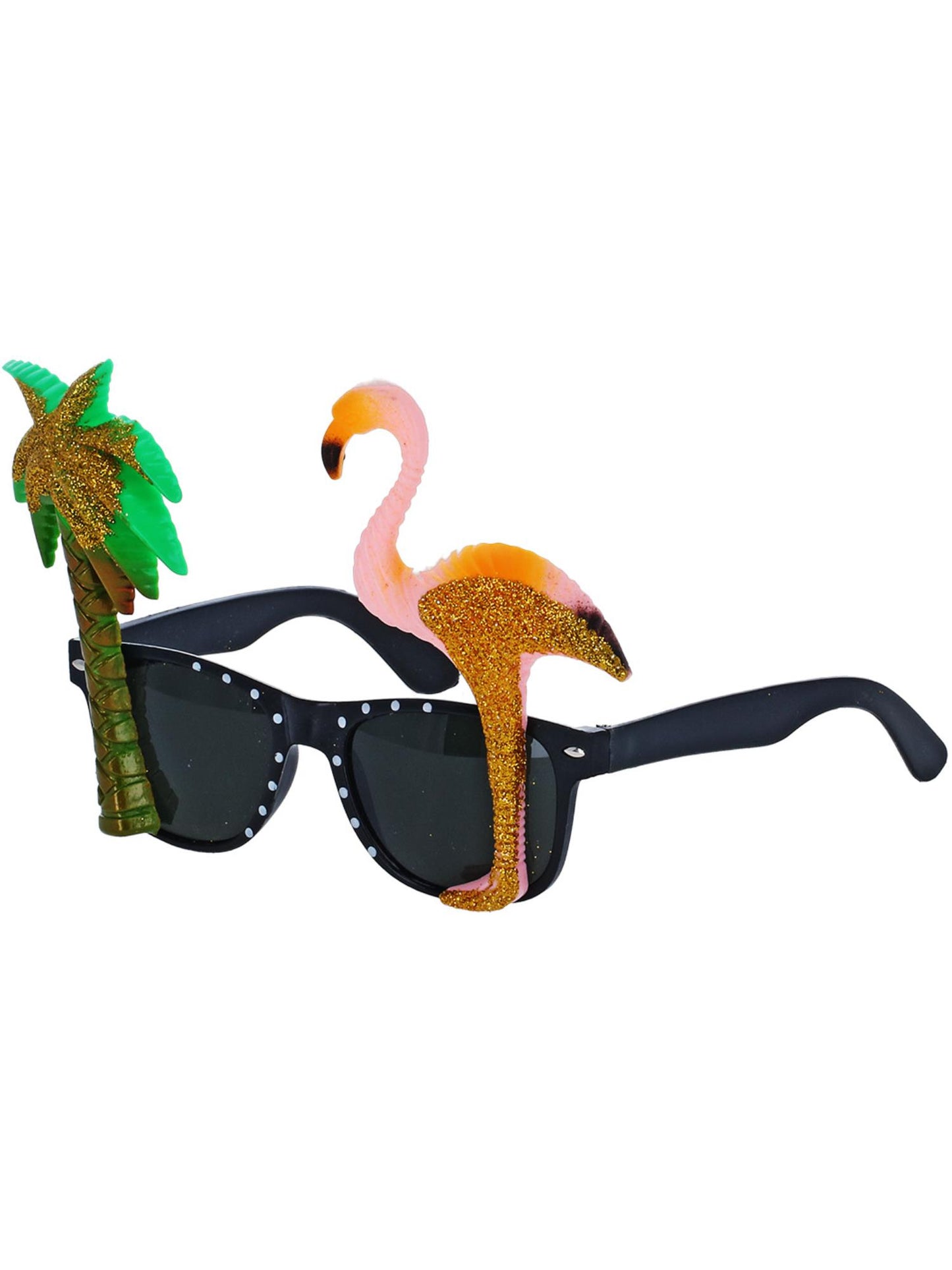 Gafas, negras, con flamenco y palmera