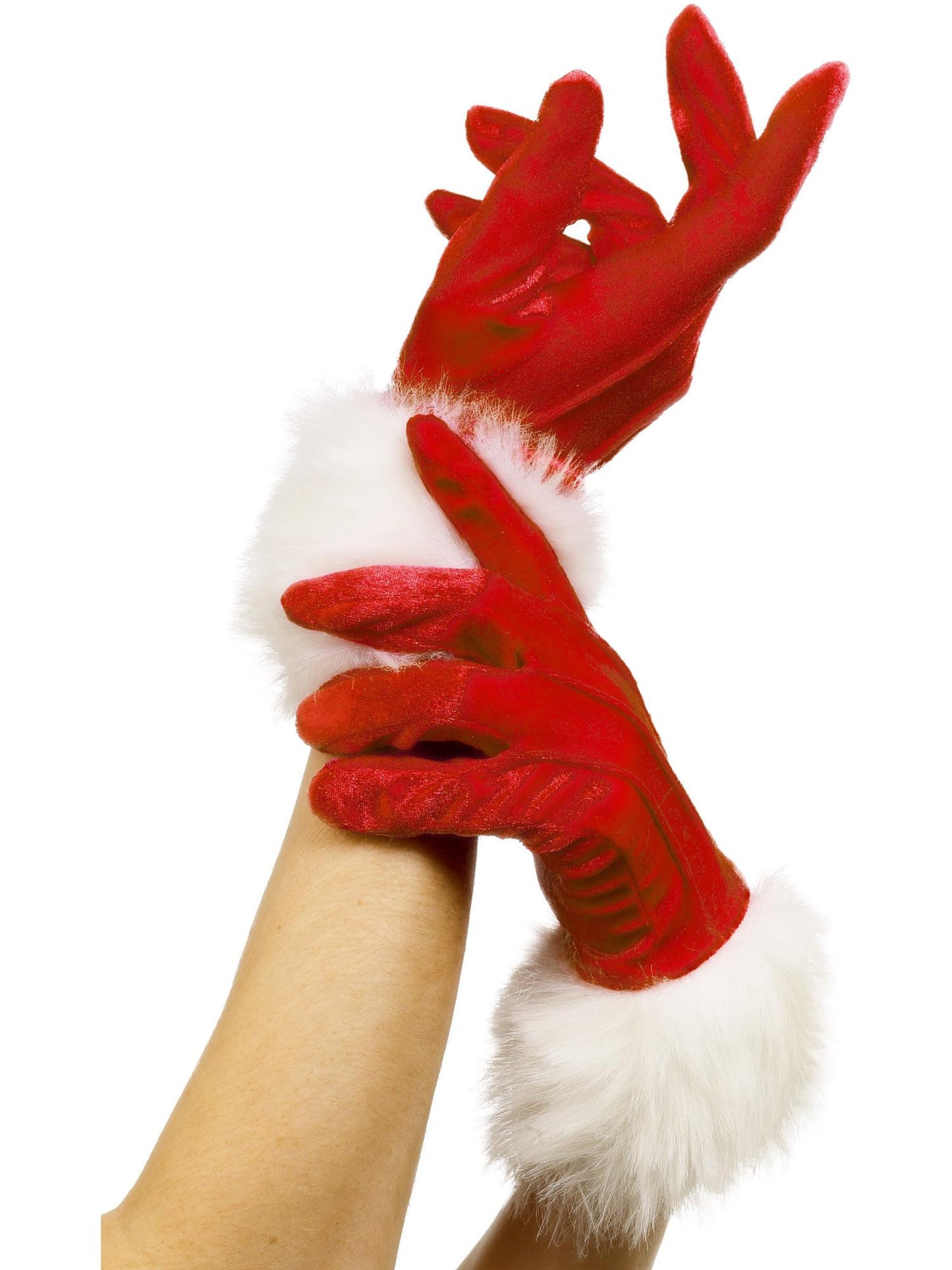 Weihnachtshandschuhe, Rot