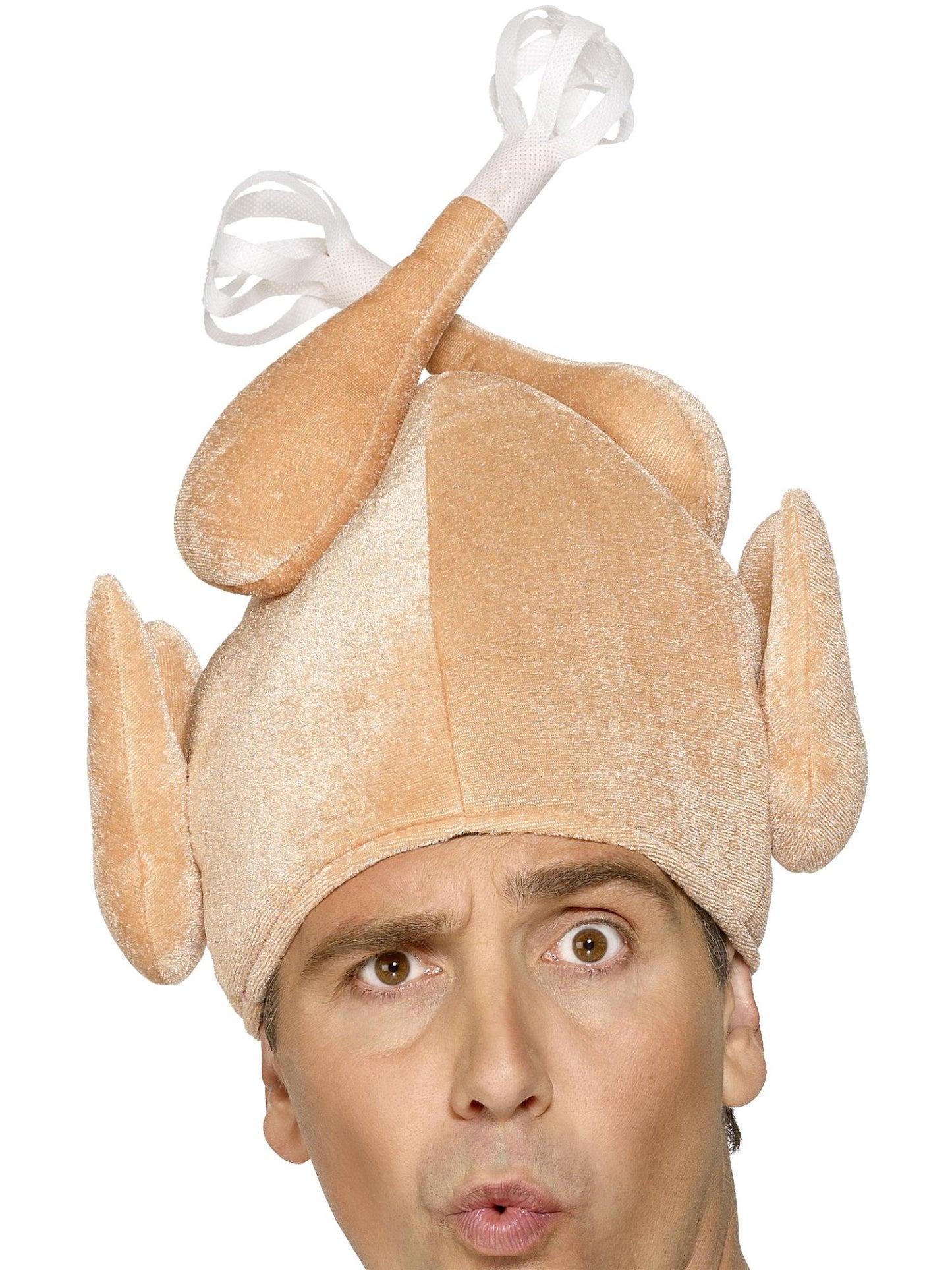 Gorro de pavo, Beige