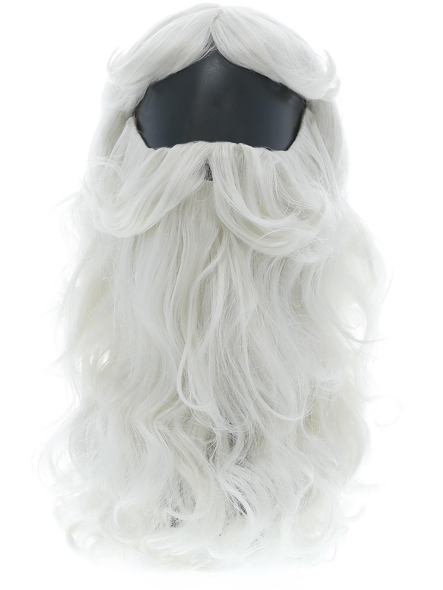 Santa Wig and Beard Set, White Wholesale