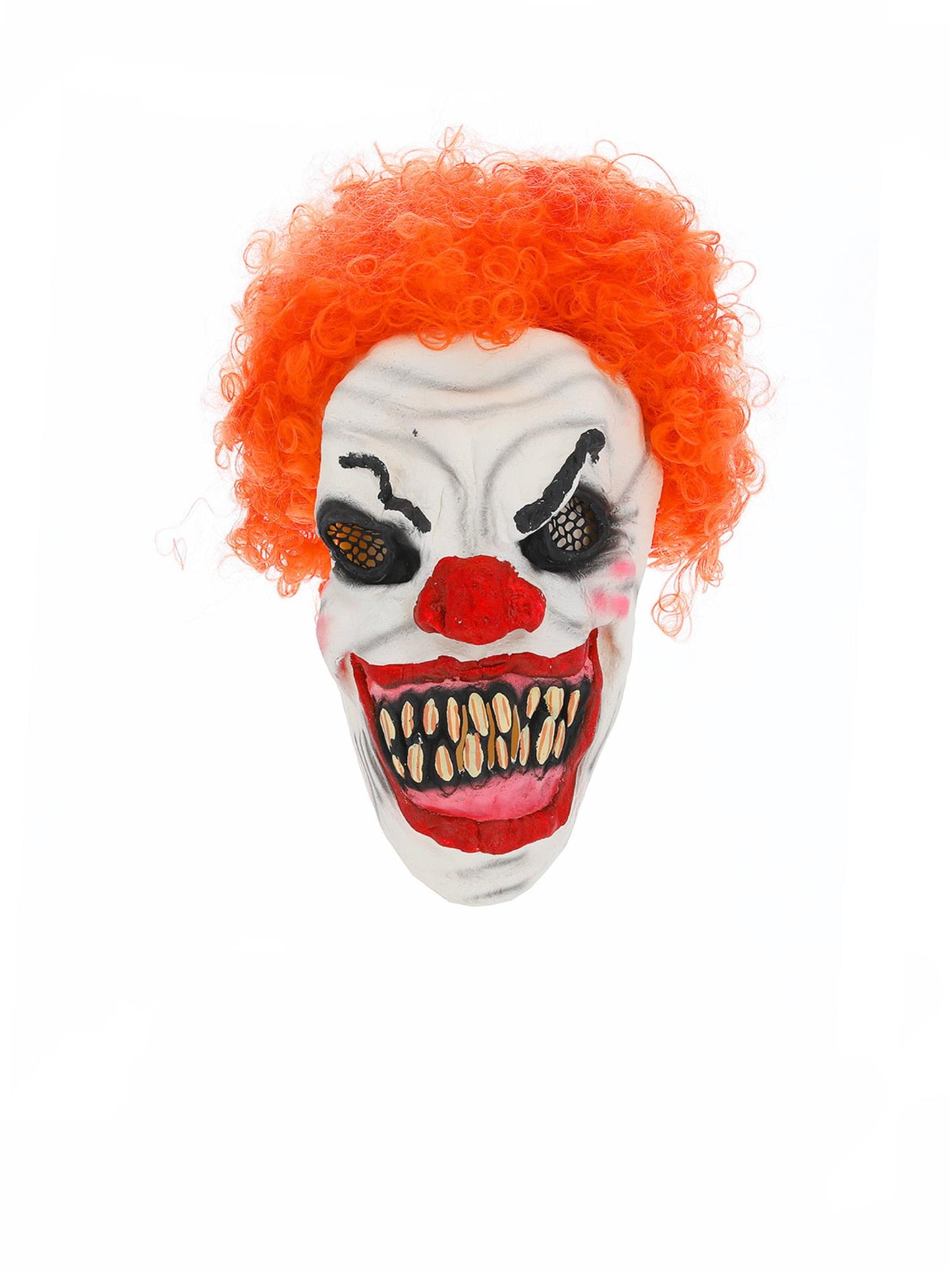 Careta de payaso aterrador, Para la cabeza, espuma de látex