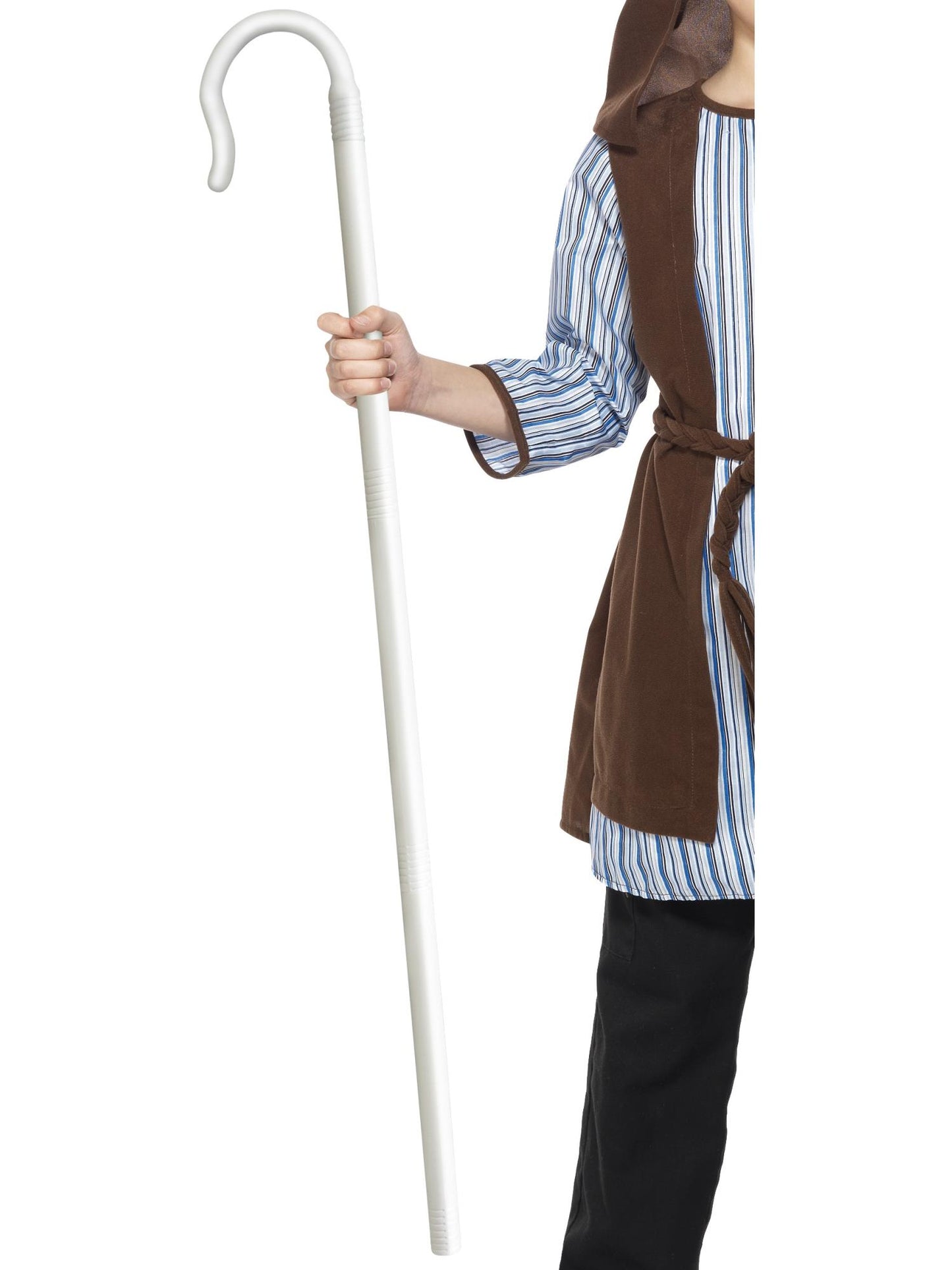Cayado de pastor extensible, Blanco, 117cm/46in