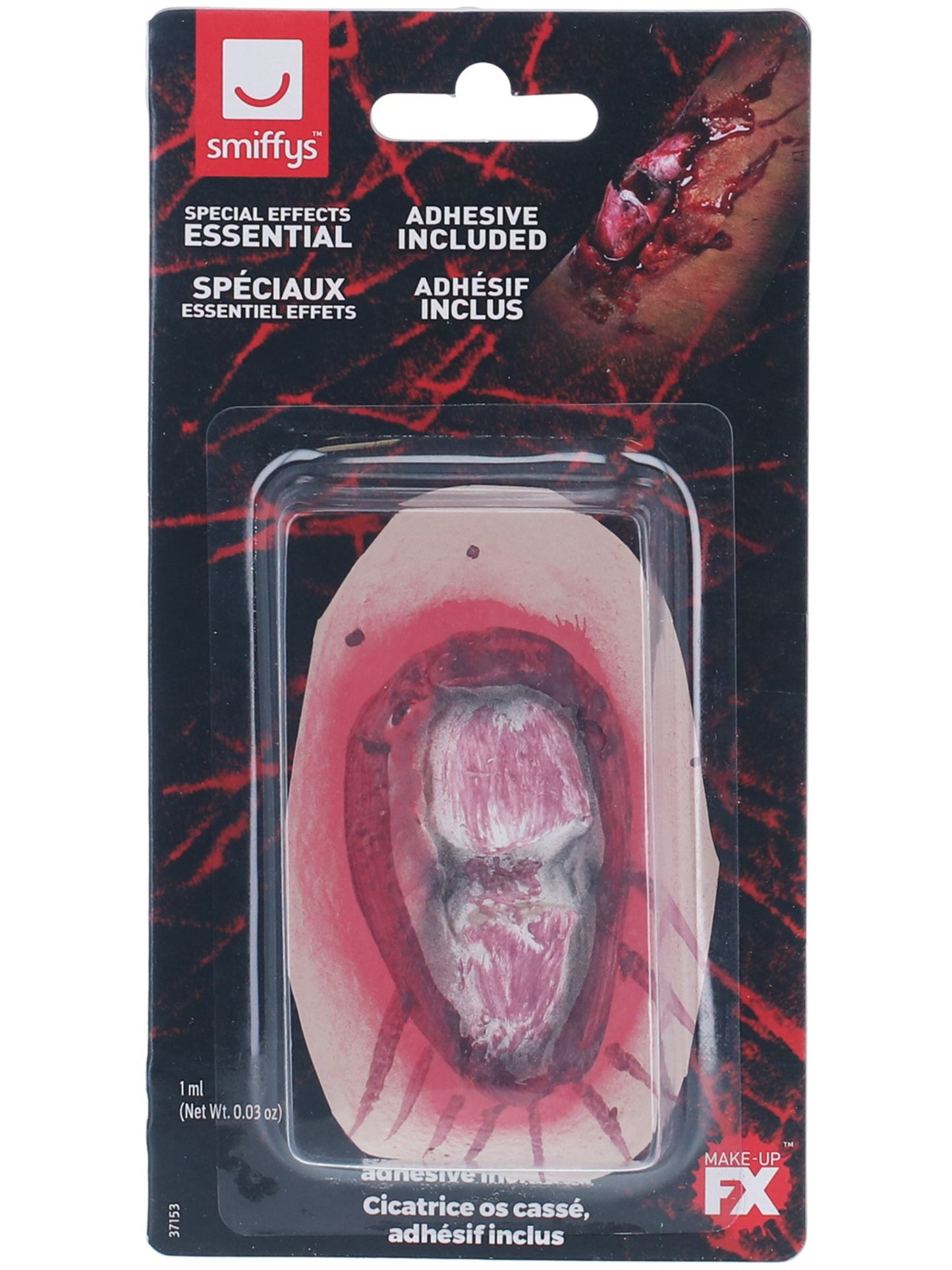 Herida de hueso roto, látex