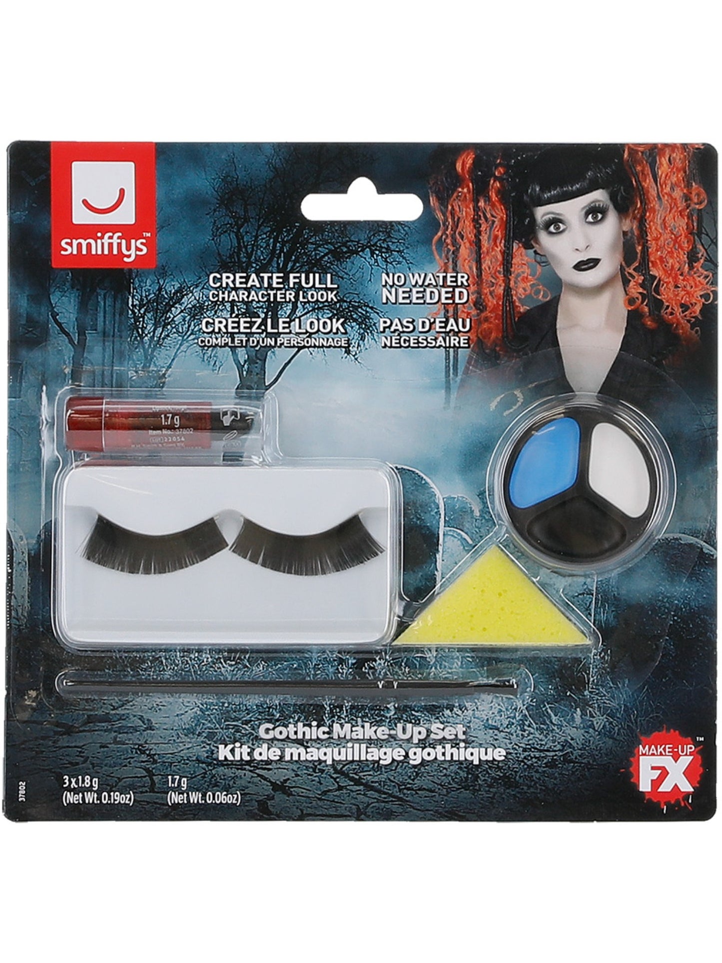 Smiffys Make-Up FX, Gothic Glamour Kit, White Wholesale
