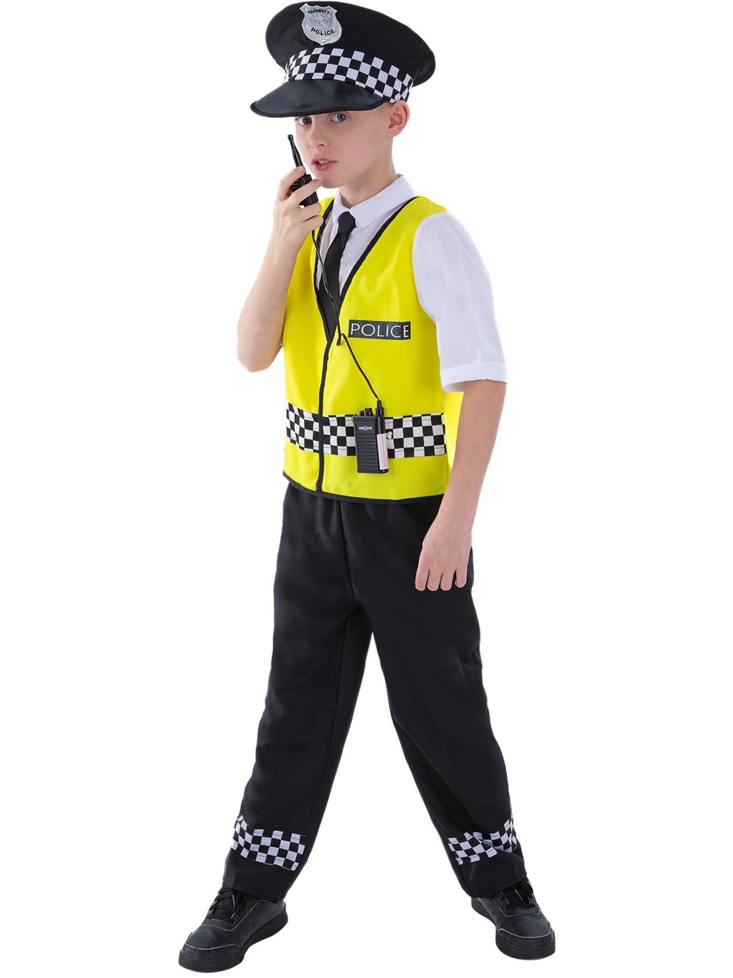Police Costume, Black Wholesale