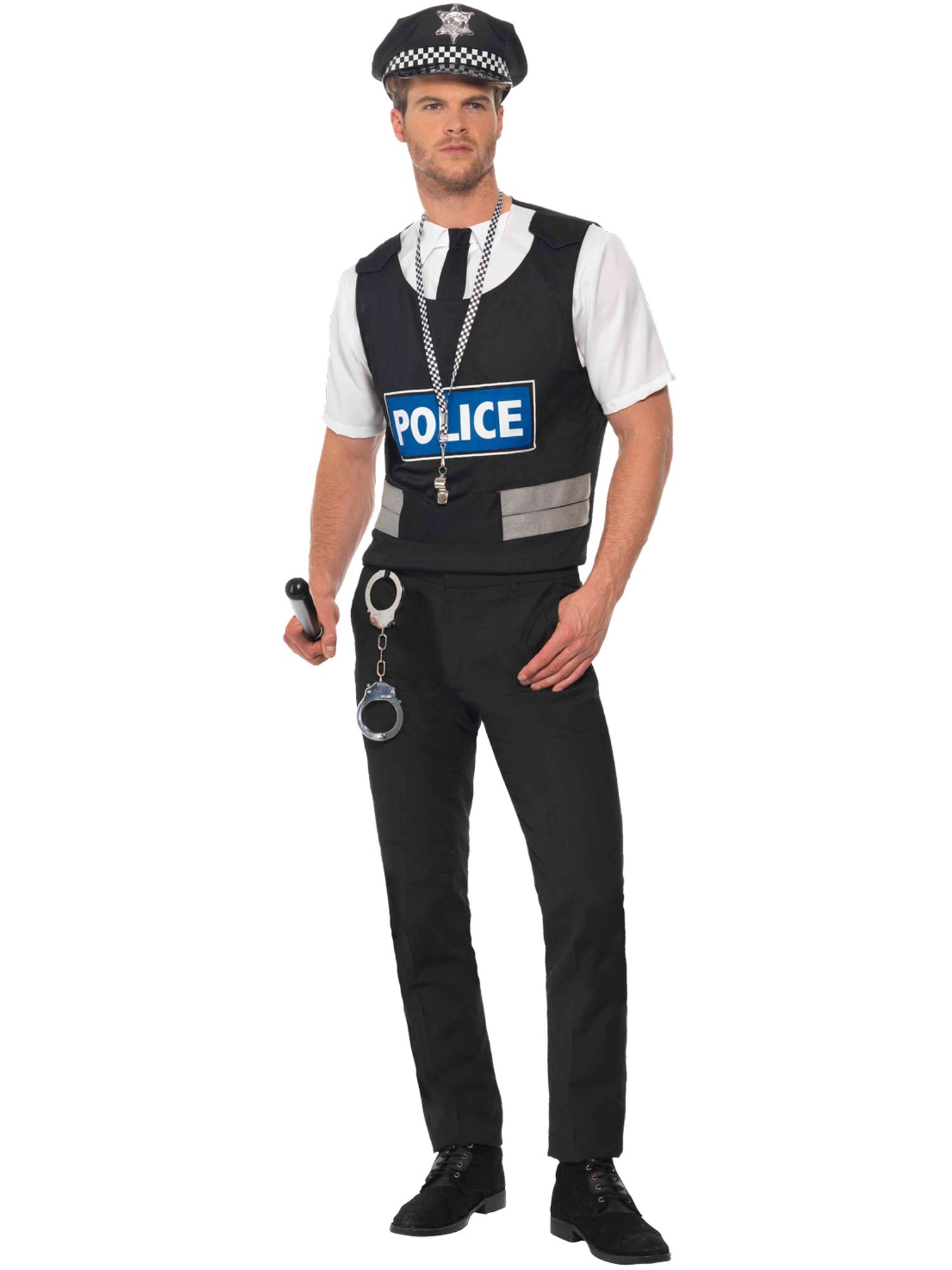 Policeman Instant Kit, Black Wholesale