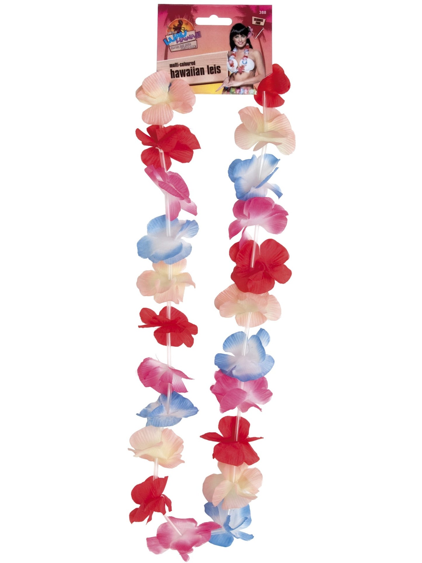 Hawaiian Garland, Multi-Coloured Wholesale