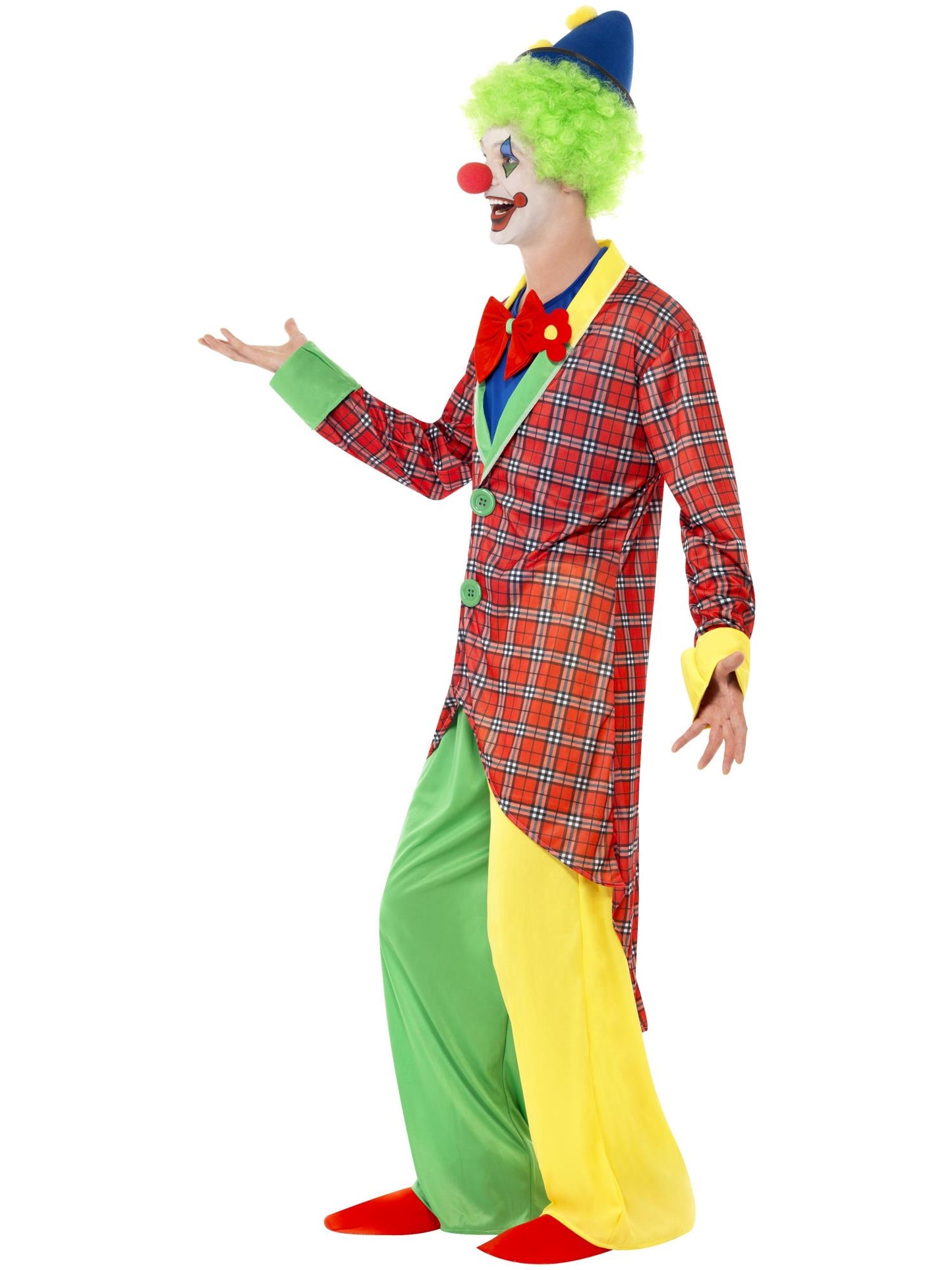 Deluxe La Circus Clown Costume, Multi-Coloured Wholesale
