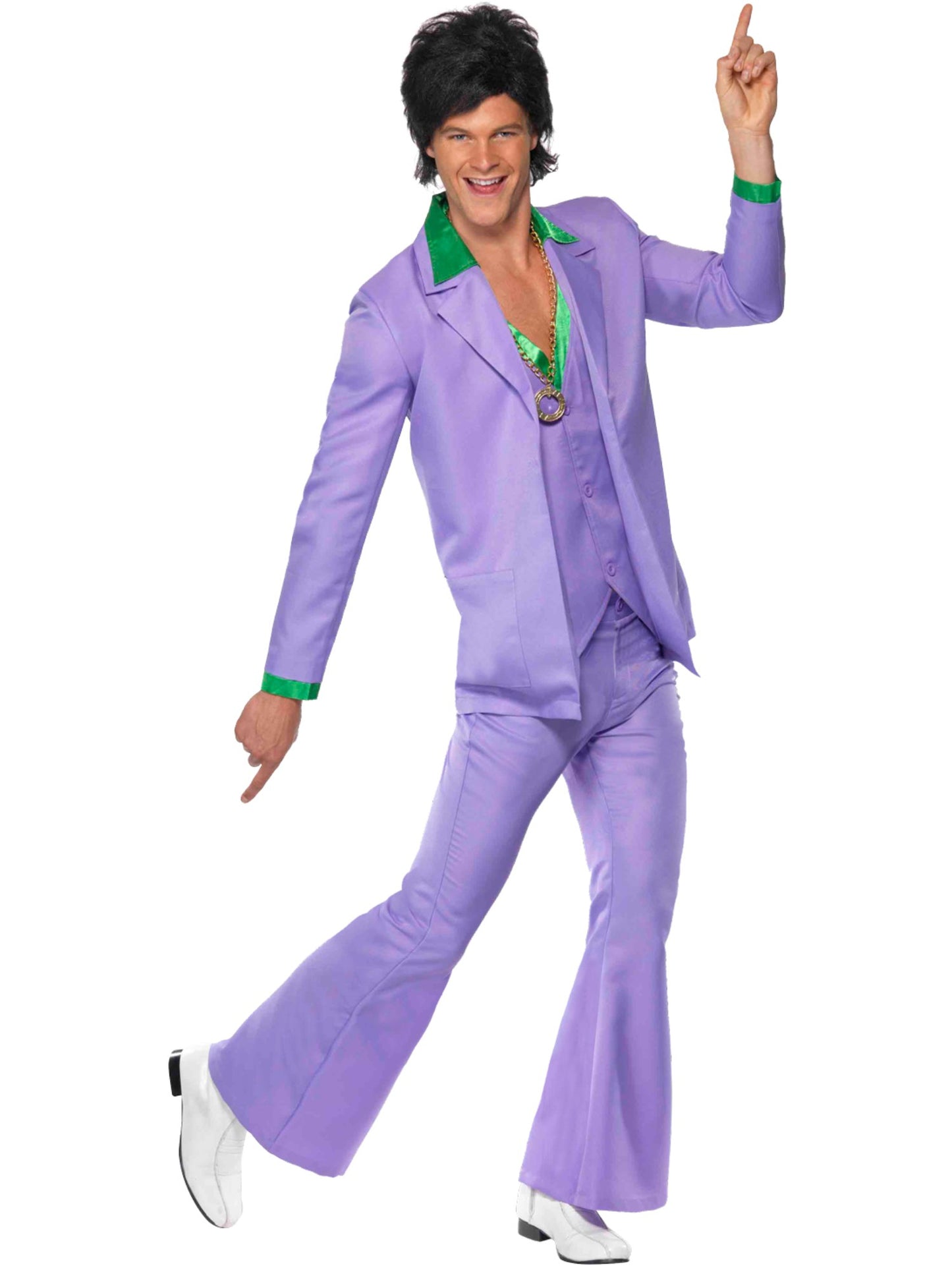 Lavender 70s Suit Costume, Purple Wholesale