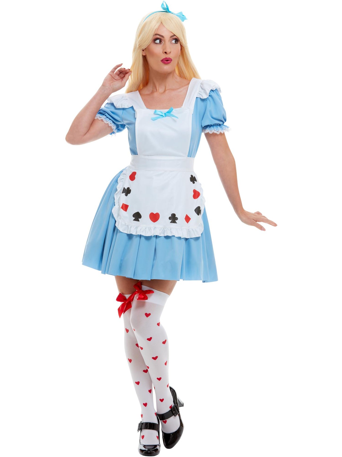 Costume de cartes, Bleu, avec robe