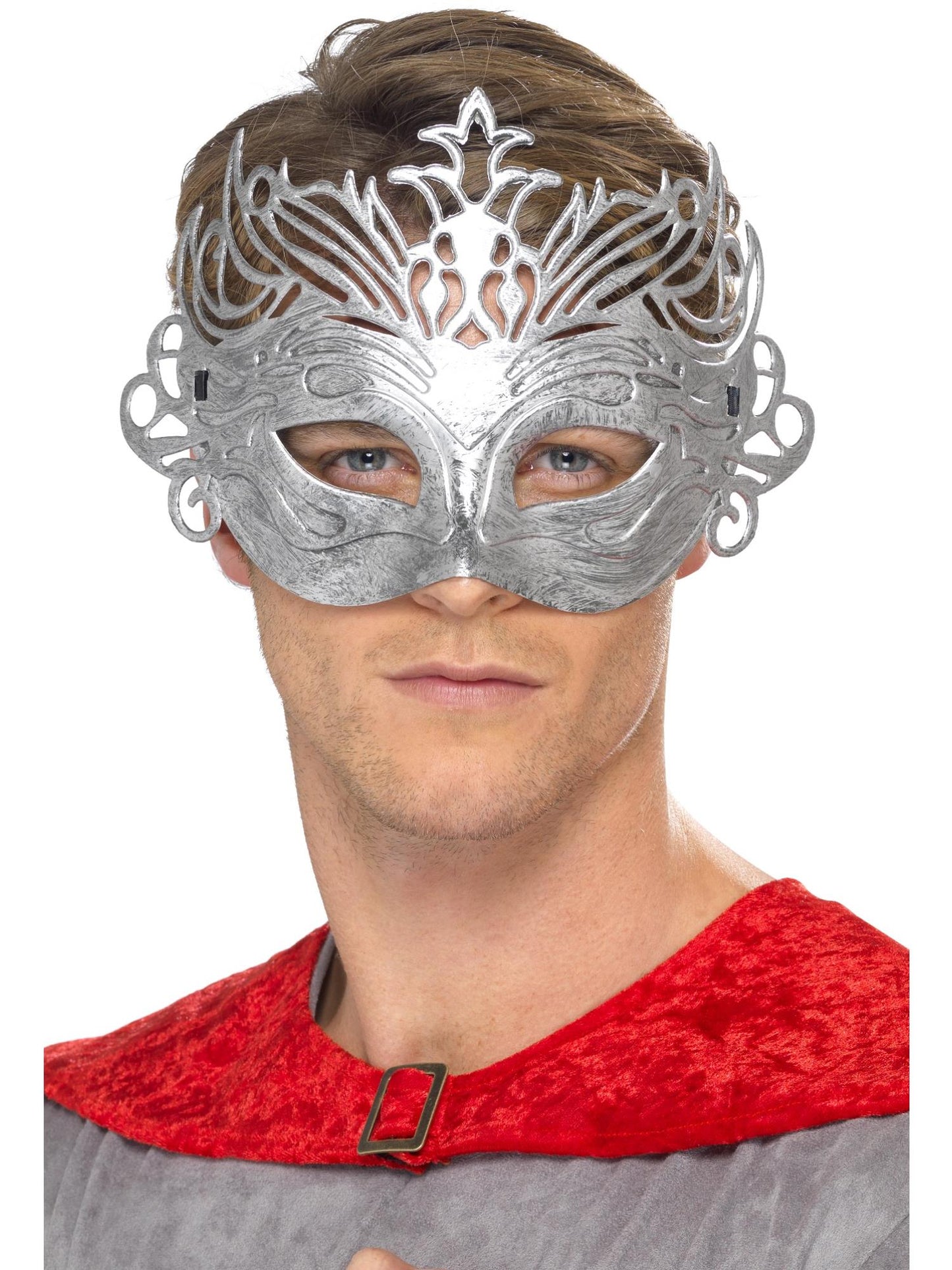 Masque argent Colombine