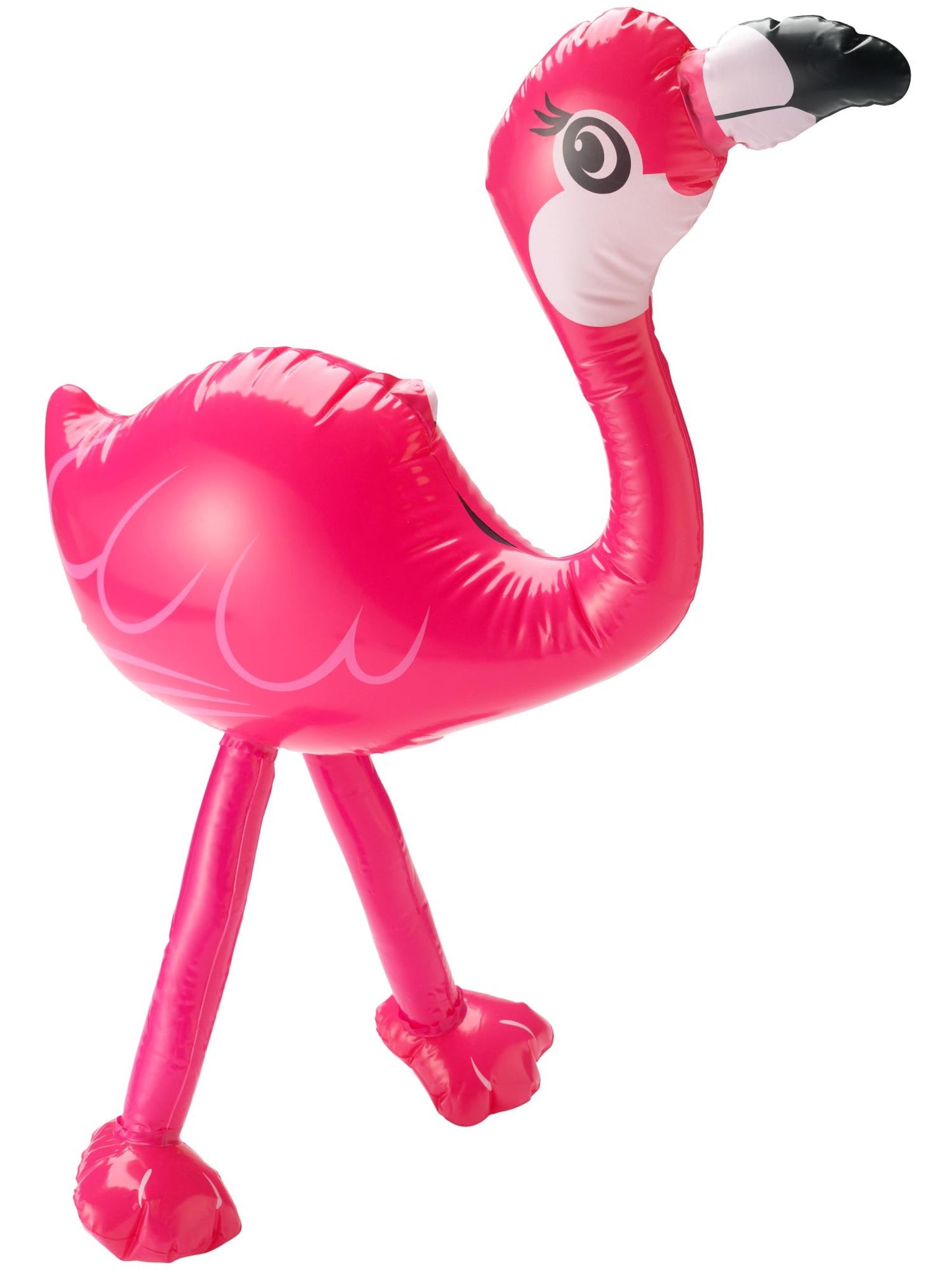 Flamant rose gonflable, Rose vif, 55 cm/22 po.