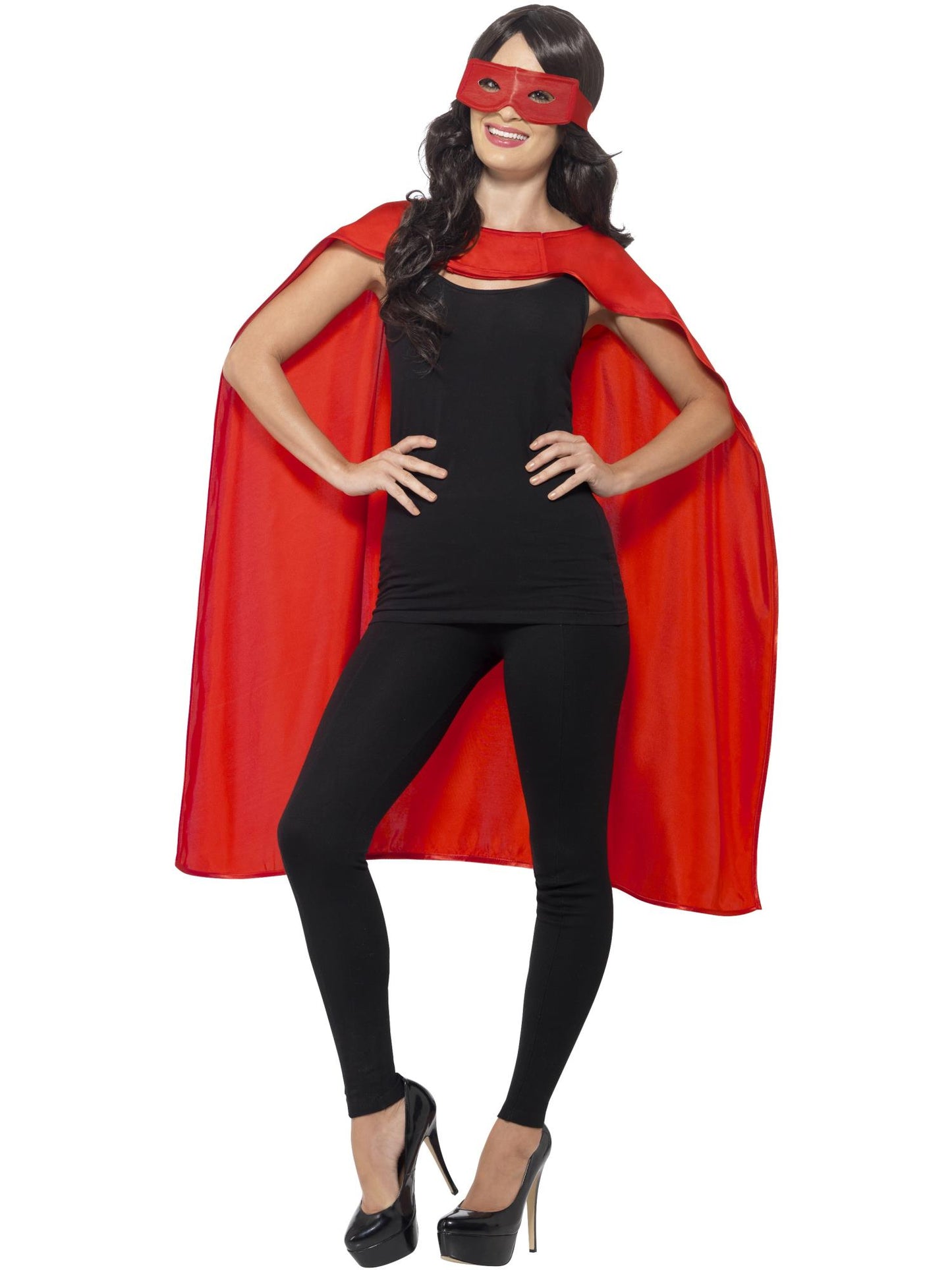 Cape, Rouge, avec masque pour les yeux