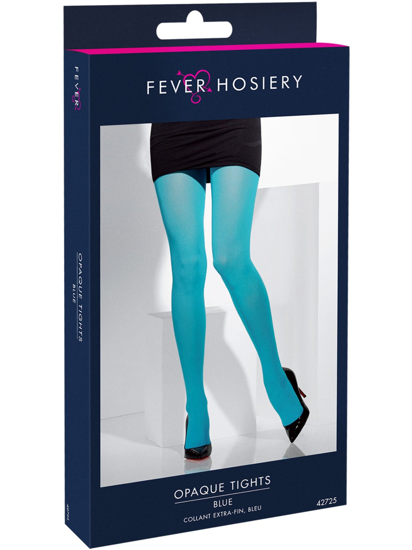 Blickdichte Strumpfhose, Blau