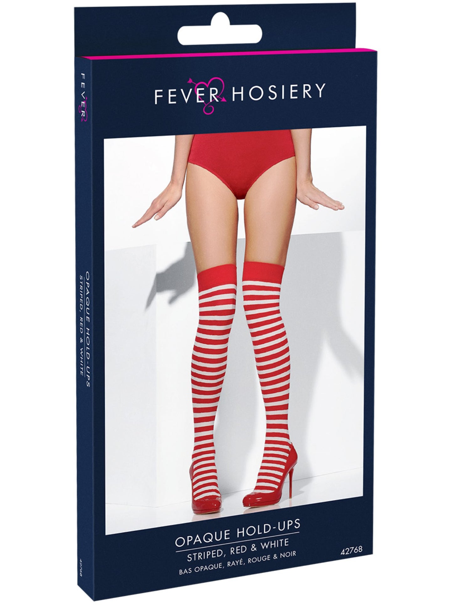 Opaque Hold-Ups, Red & White Wholesale