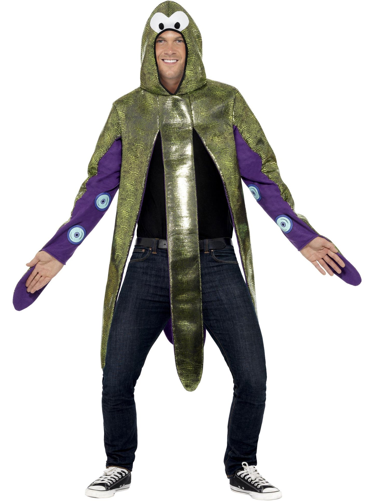 Costume de Poulpe, Mousse Contrecollée, avec Tabard à Capuchon
