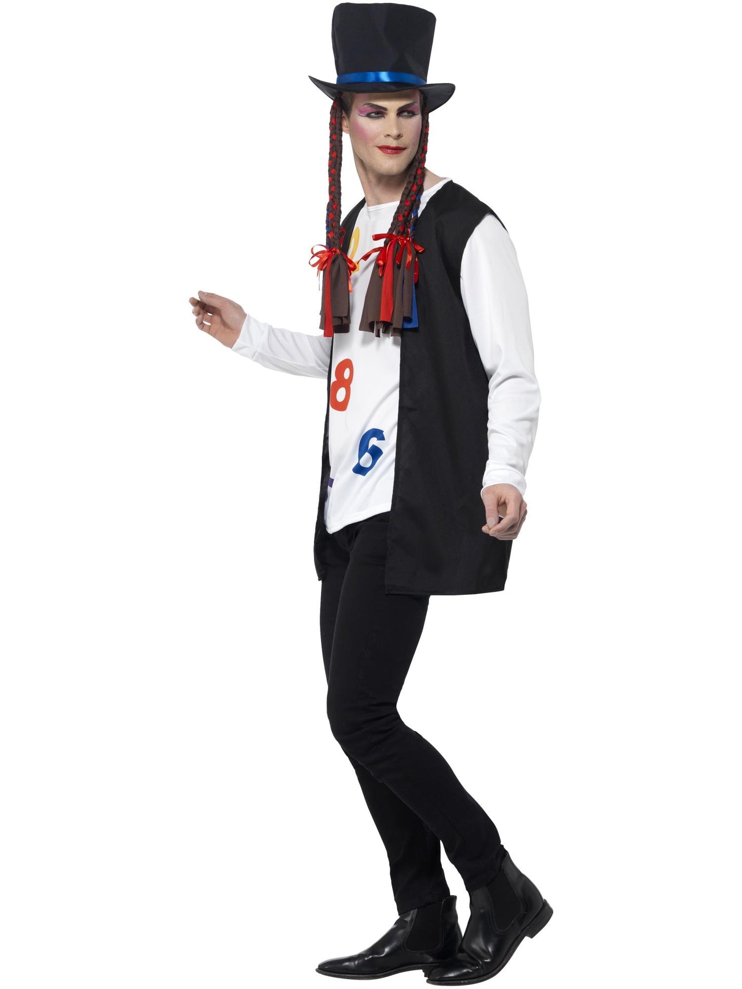 80s Pop Star Costume, Multi-Coloured Wholesale