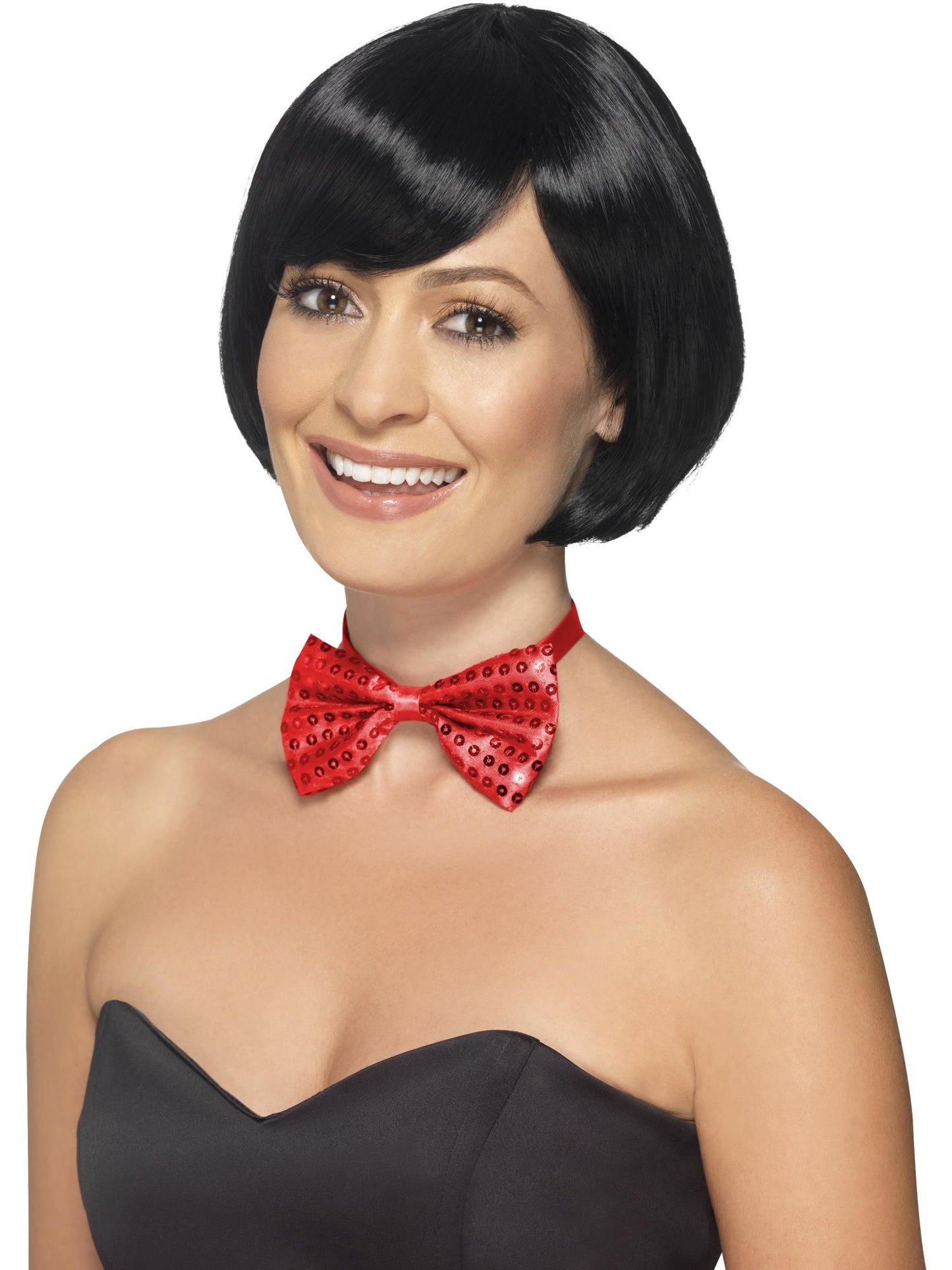 Nœud papillon pailleté, Rouge
