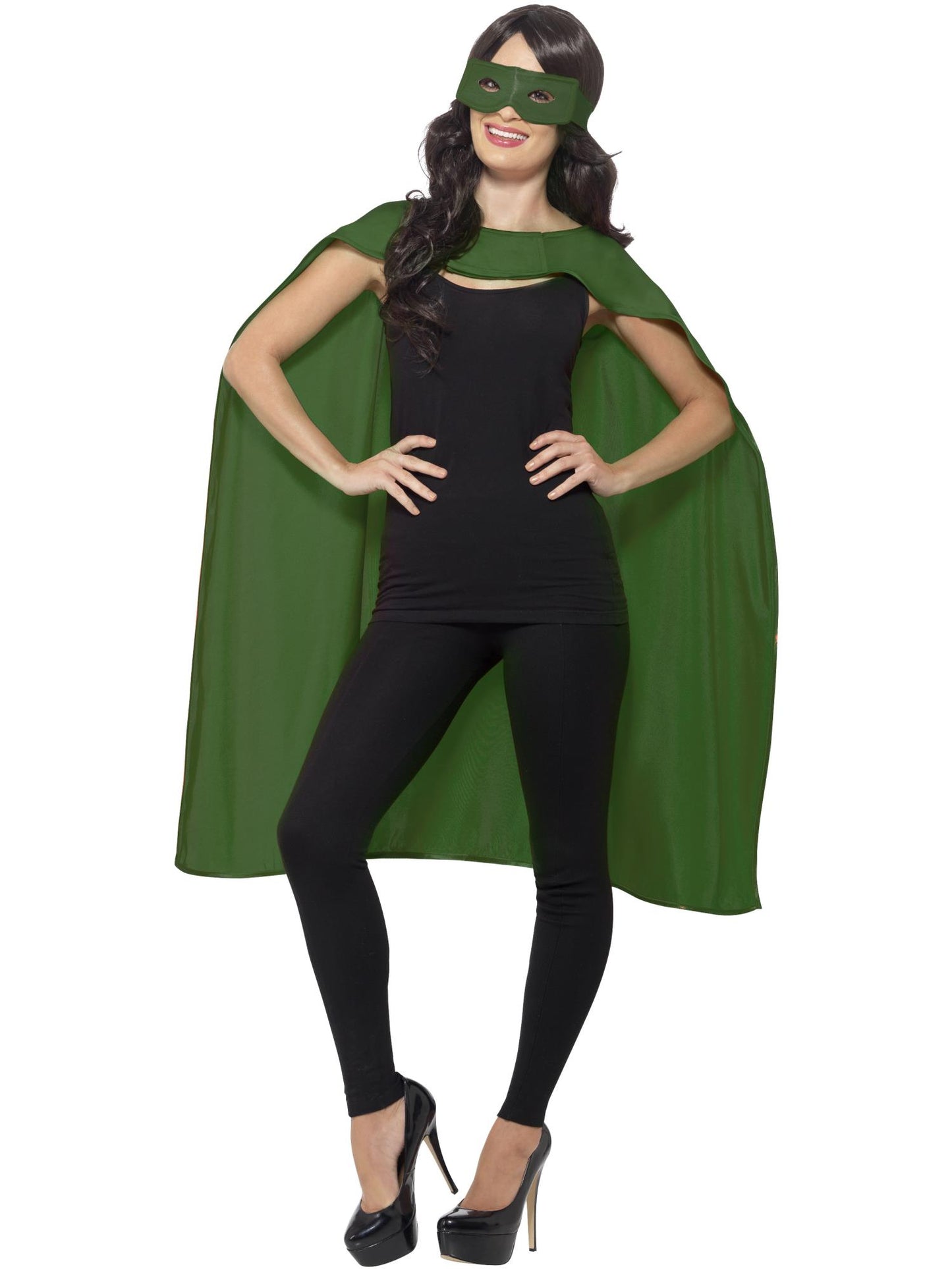 Cape, Vert, avec masque pour les yeux