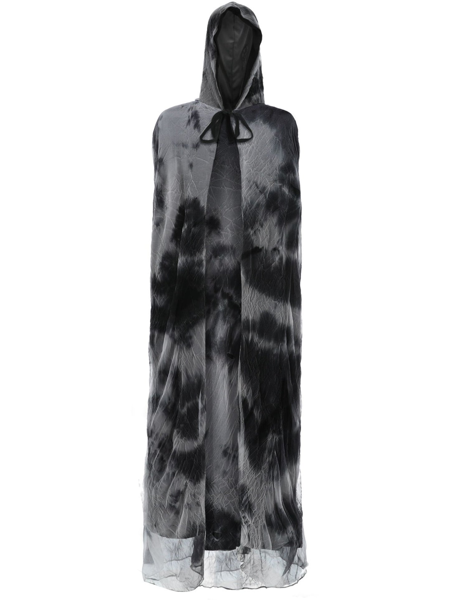 Deluxe Spellbound Decayed Cape, Black & Grey Wholesale