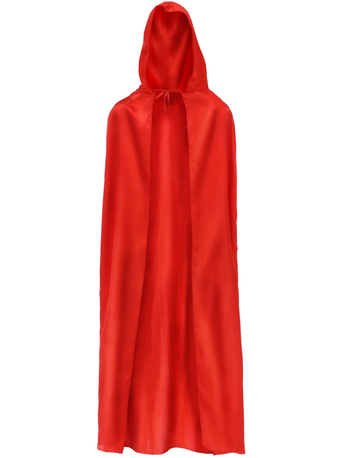 Capa con capucha, Roja, Saten