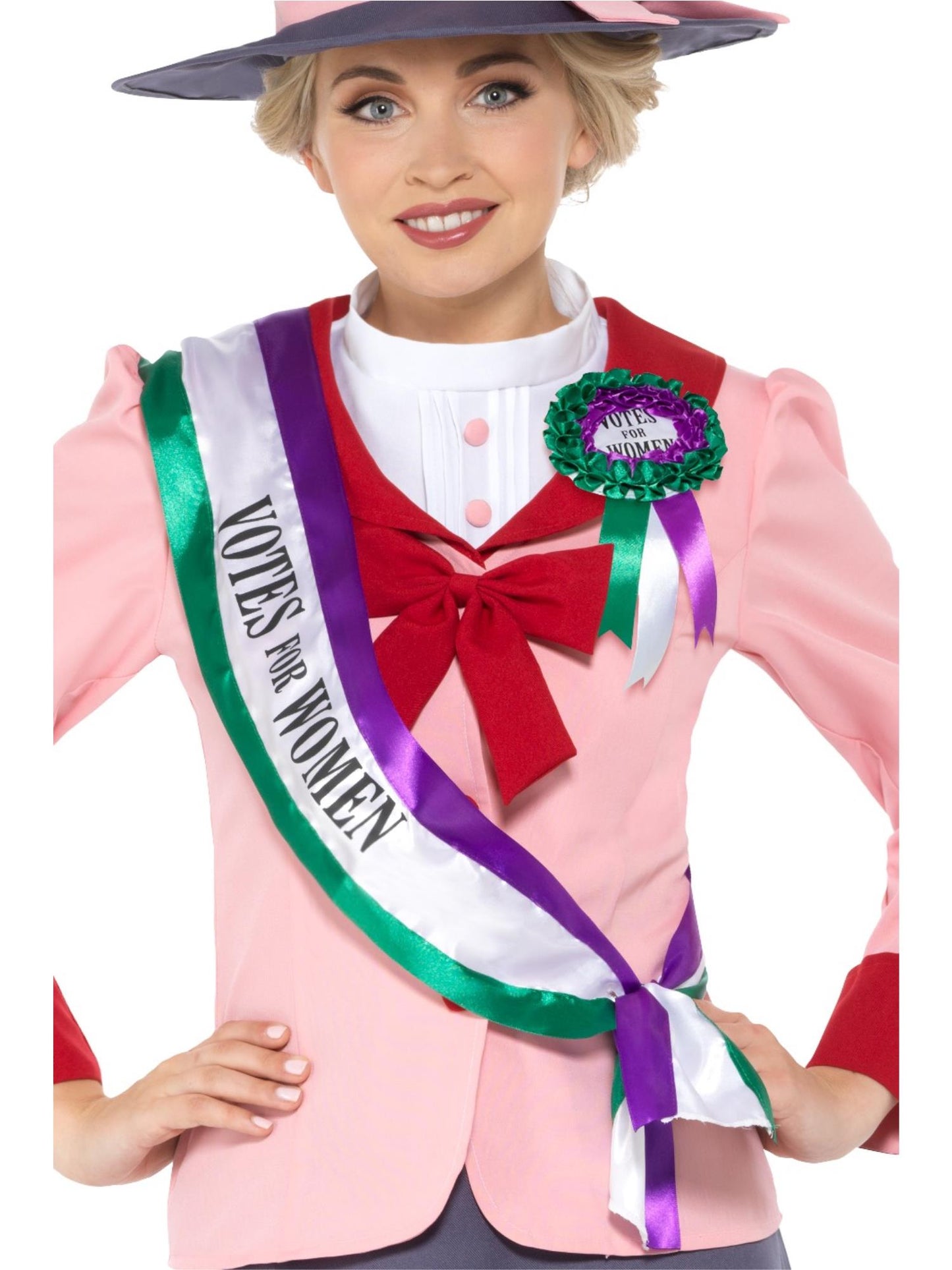 Victorian Suffragette Kit, White & Purple Wholesale