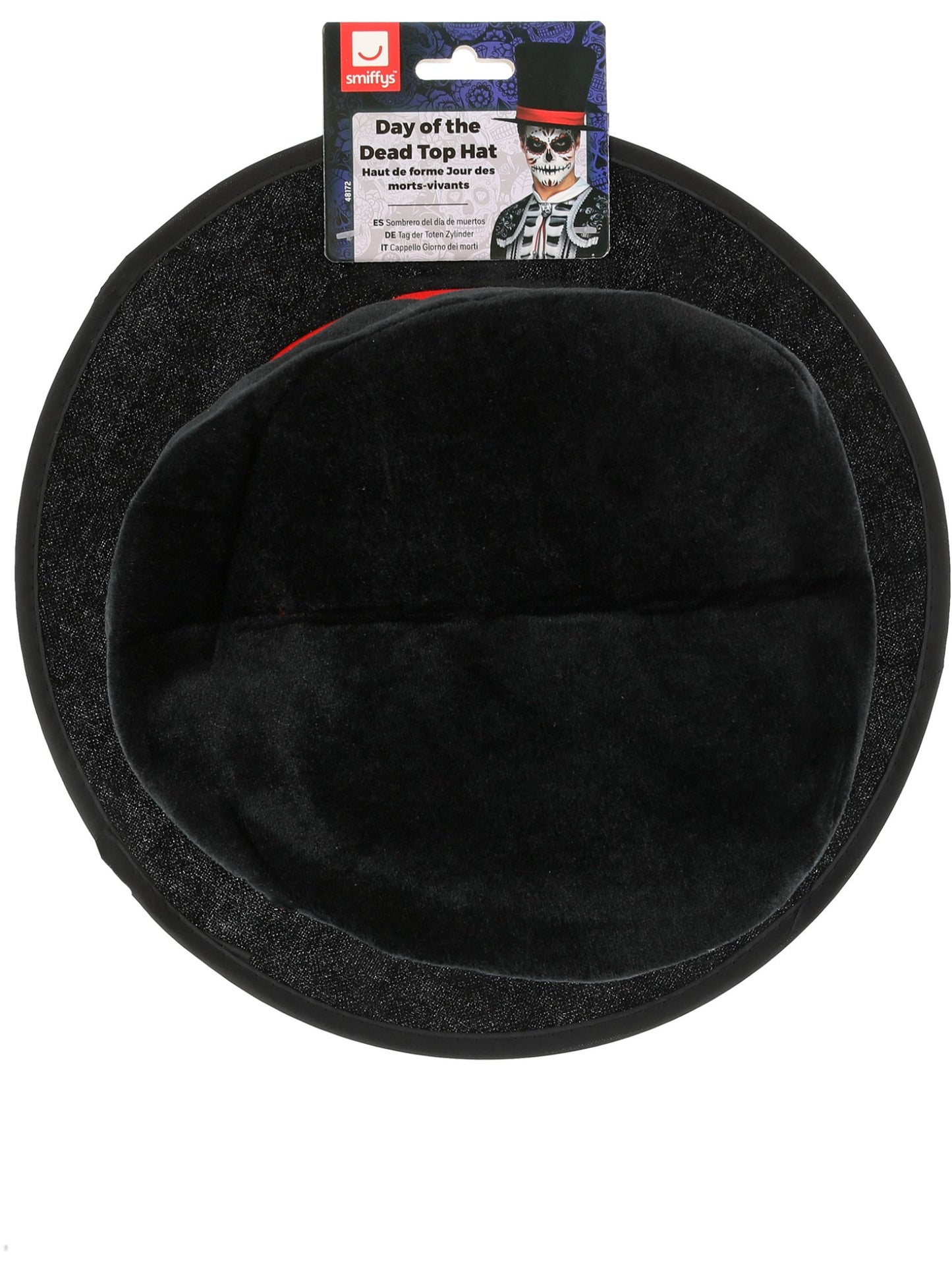 Day of the Dead Top Hat, Black Wholesale