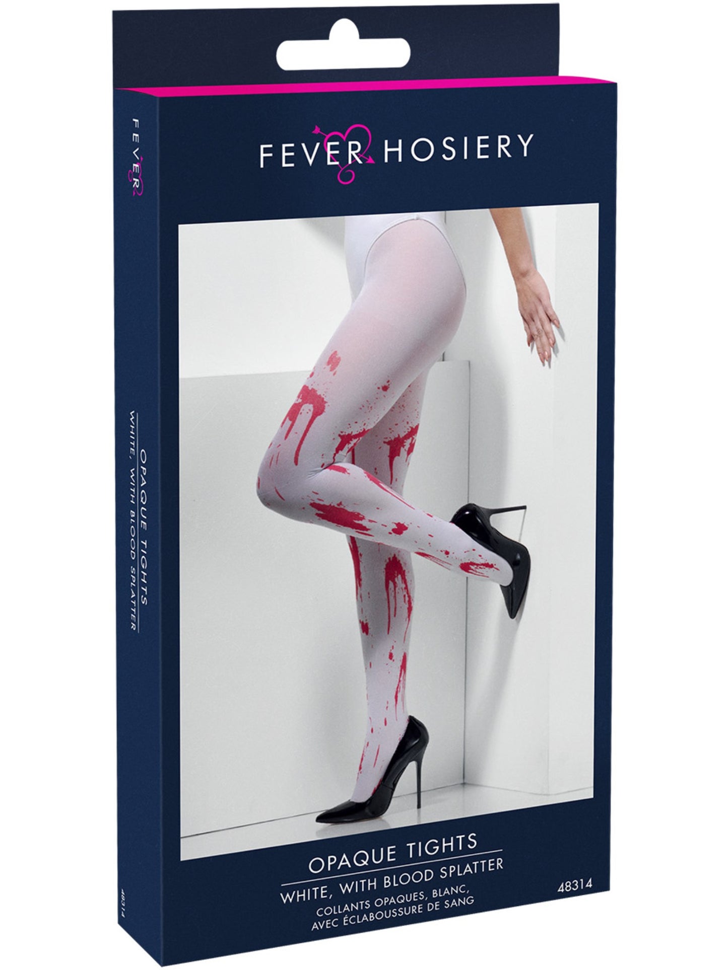 Opaque Tights, White Wholesale