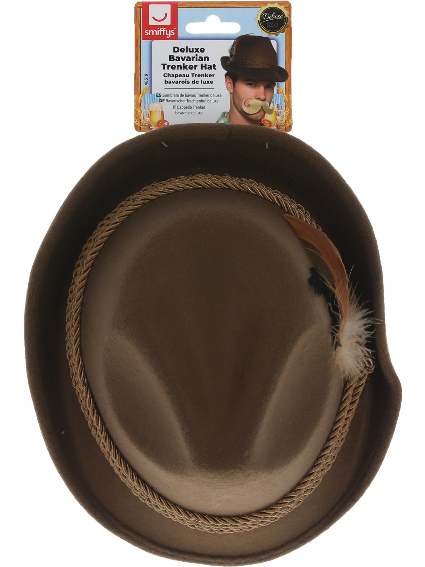 Deluxe Bavarian Trenker Hat, Brown Wholesale