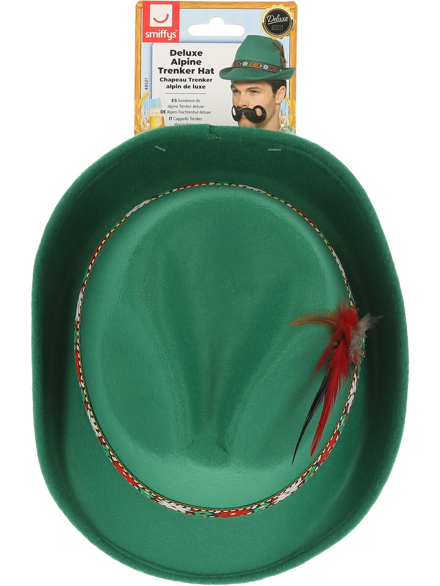 Deluxe Alpine Trenker Hat, Green Wholesale