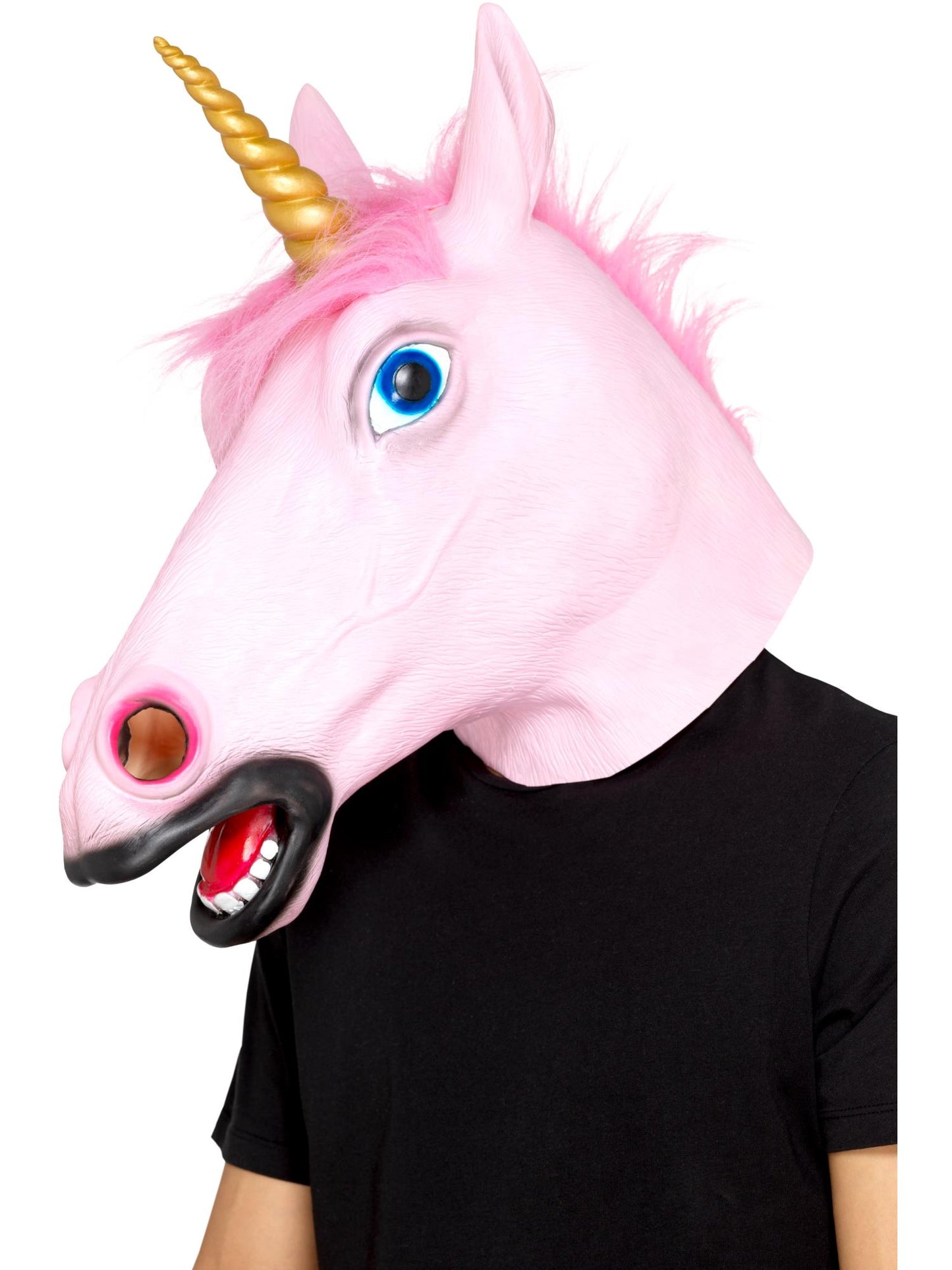 Unicorn Latex Mask, Pink Wholesale