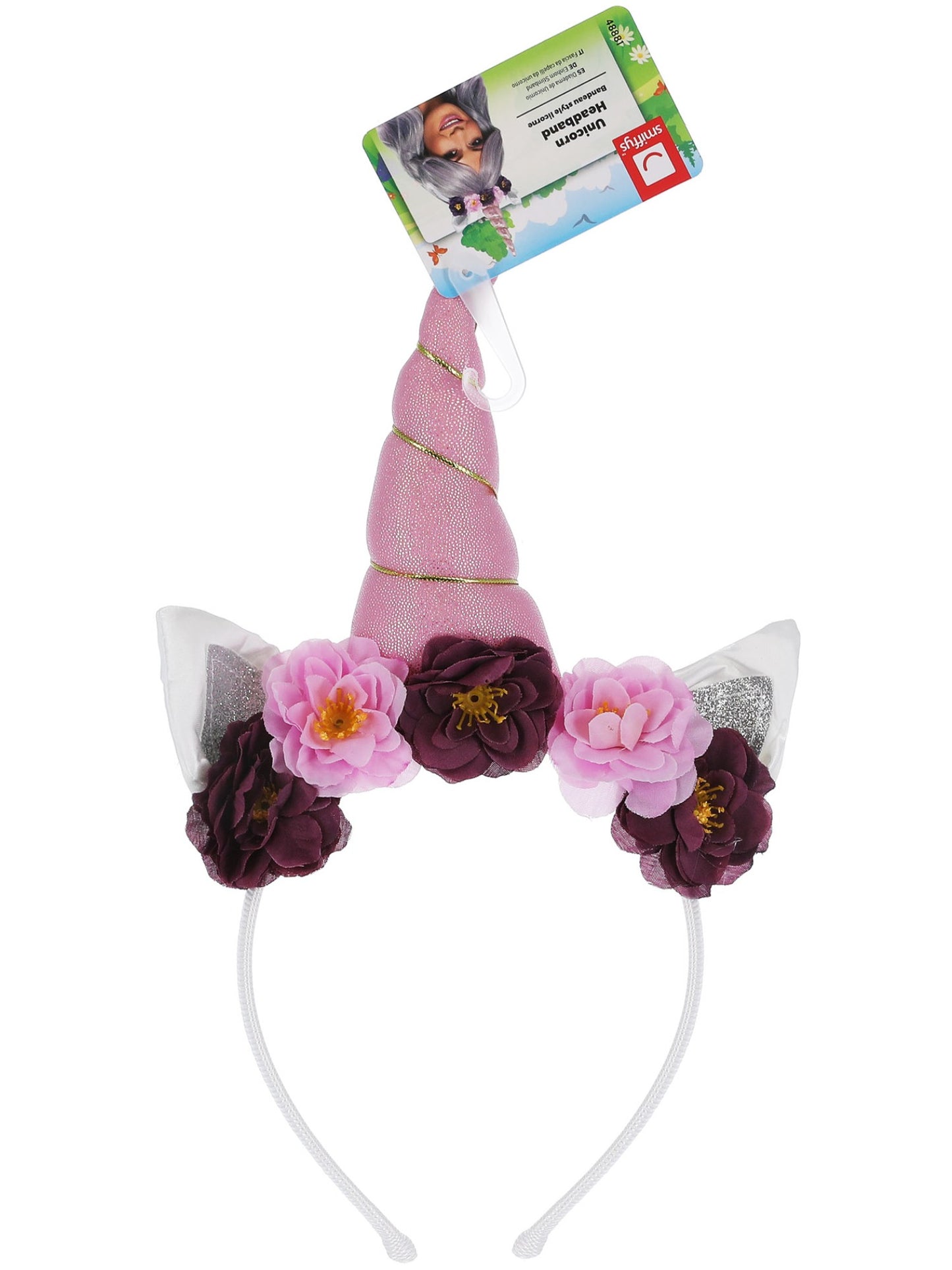 Diadema de Unicornio, Varios Colores, Adulto