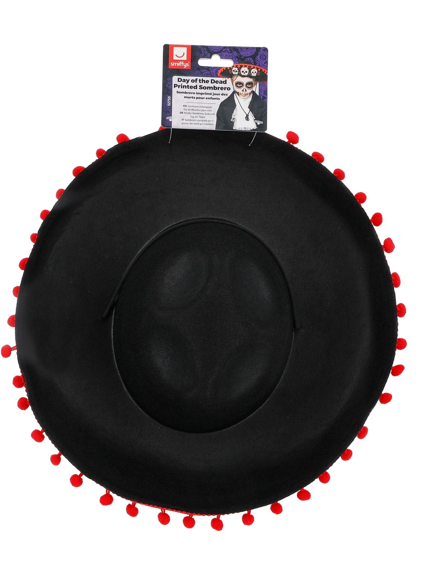 Kinder-Sombrero, bedruckt, Tag der Toten