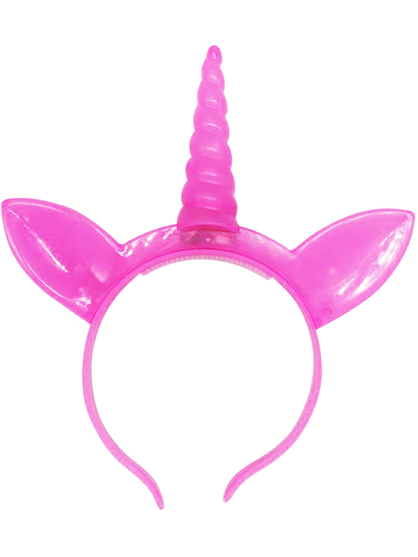 Einhorn-Kopfbopper mit LED-Beleuchtung, sortiert, Batterien enthalten