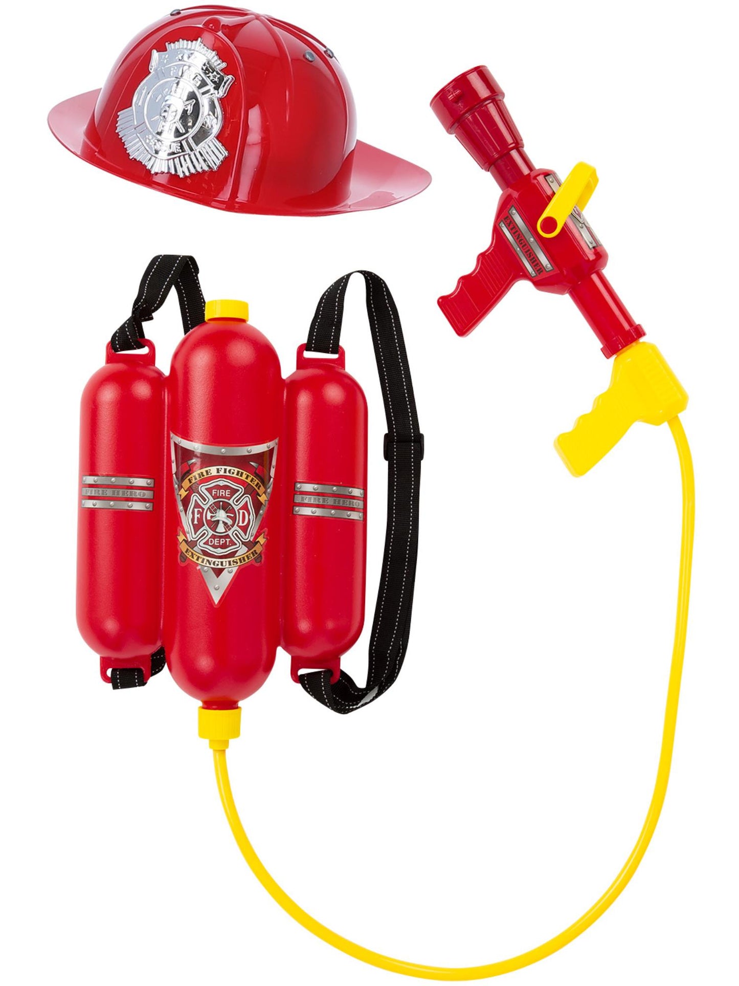 Sac à dos de pompier Super Soaker, rouge, Longue portée